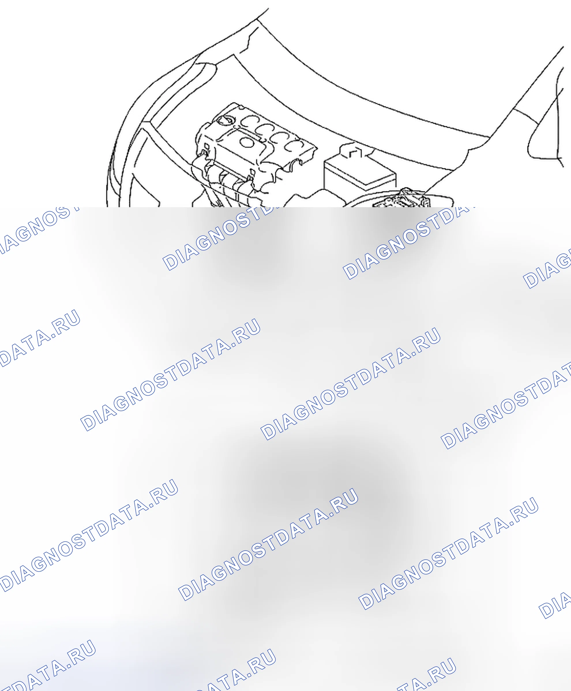 Рис. 1: РАСПОЛОЖЕНИЕ ДЕТАЛЕЙ. Toyota Yaris II