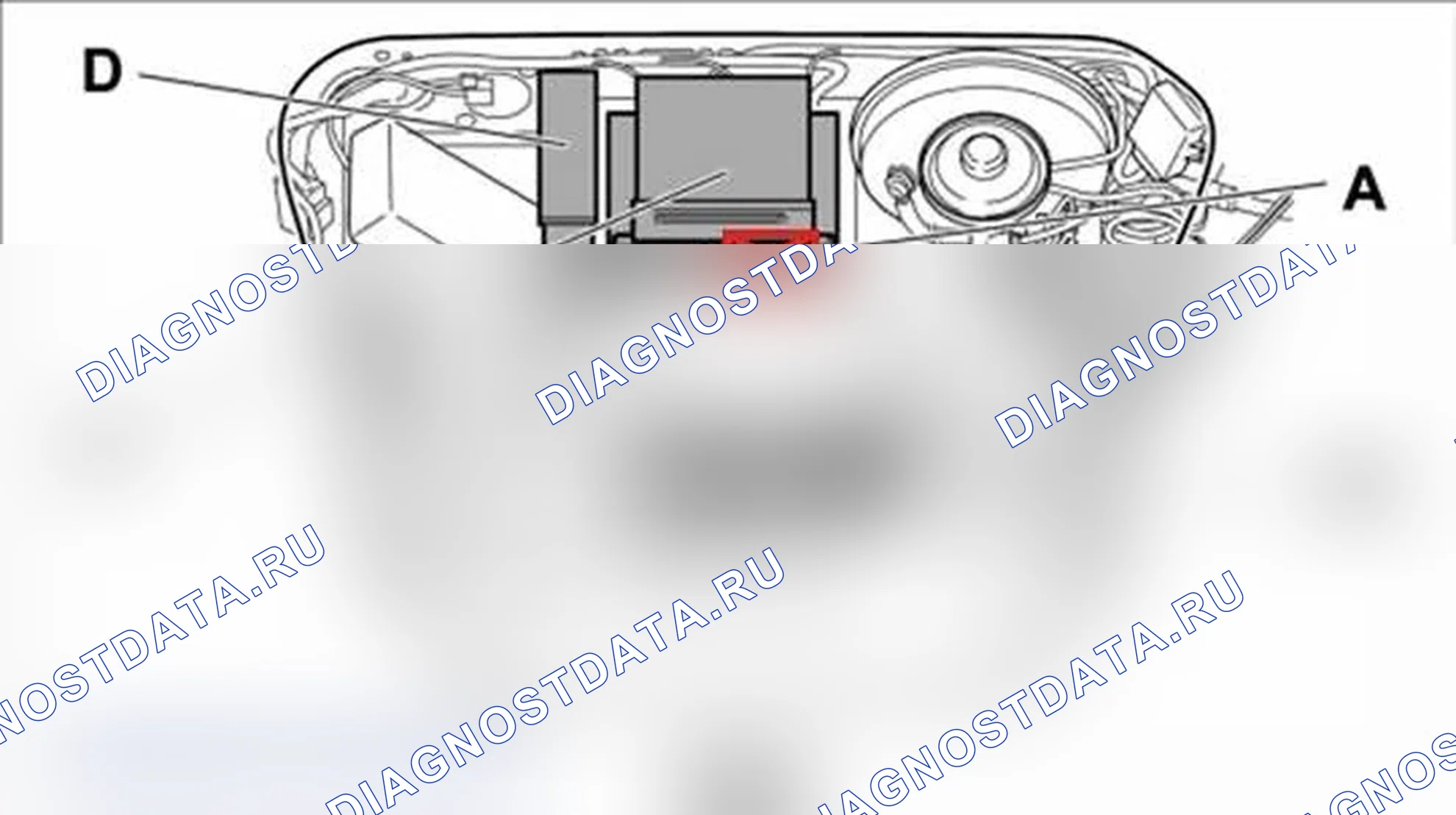 Рис. 95: Демонтаж устройства смены компакт-дисков. Porsche 911 GT3 997
