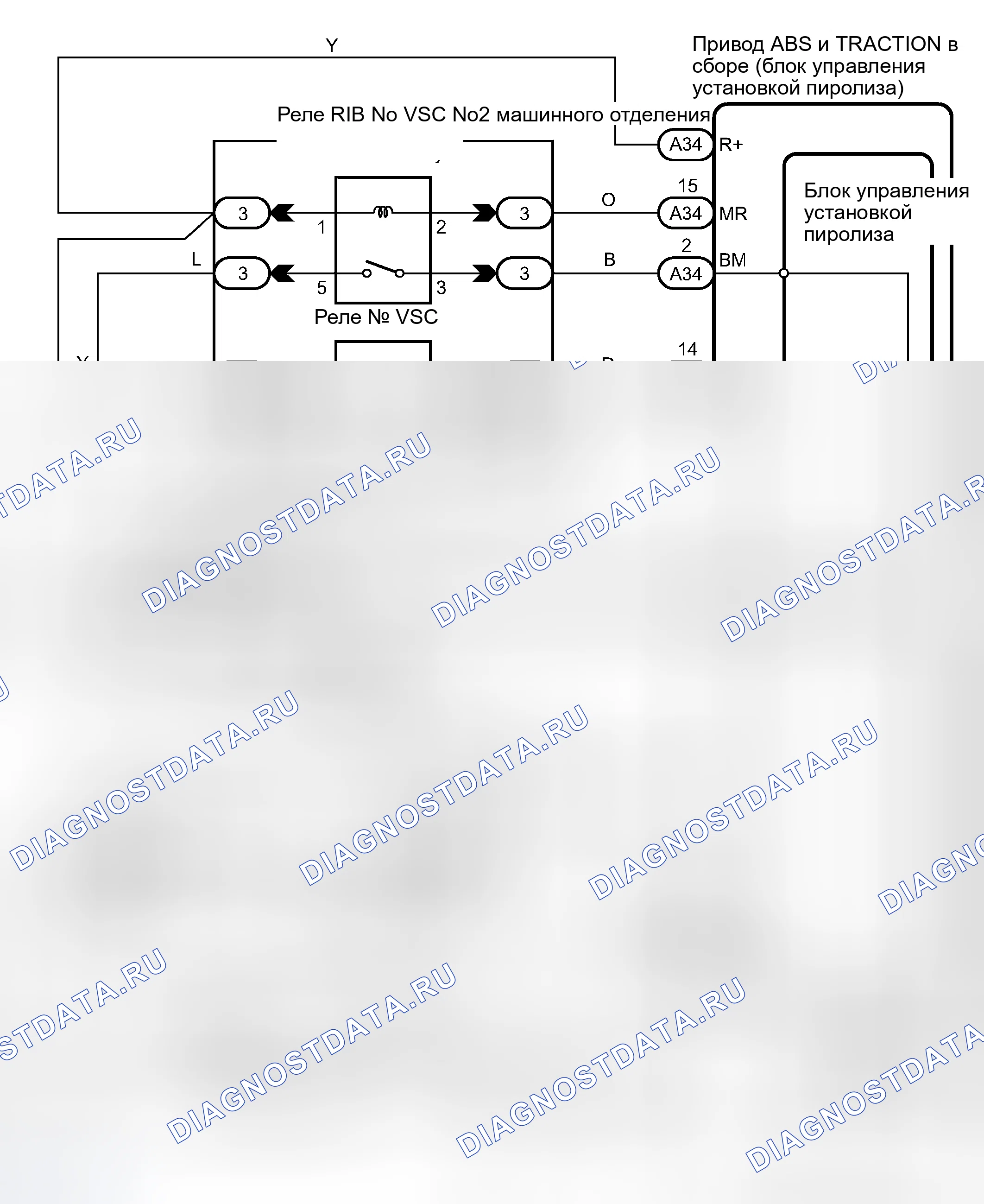 Рис. 43: электросхема. Toyota Avalon XX30