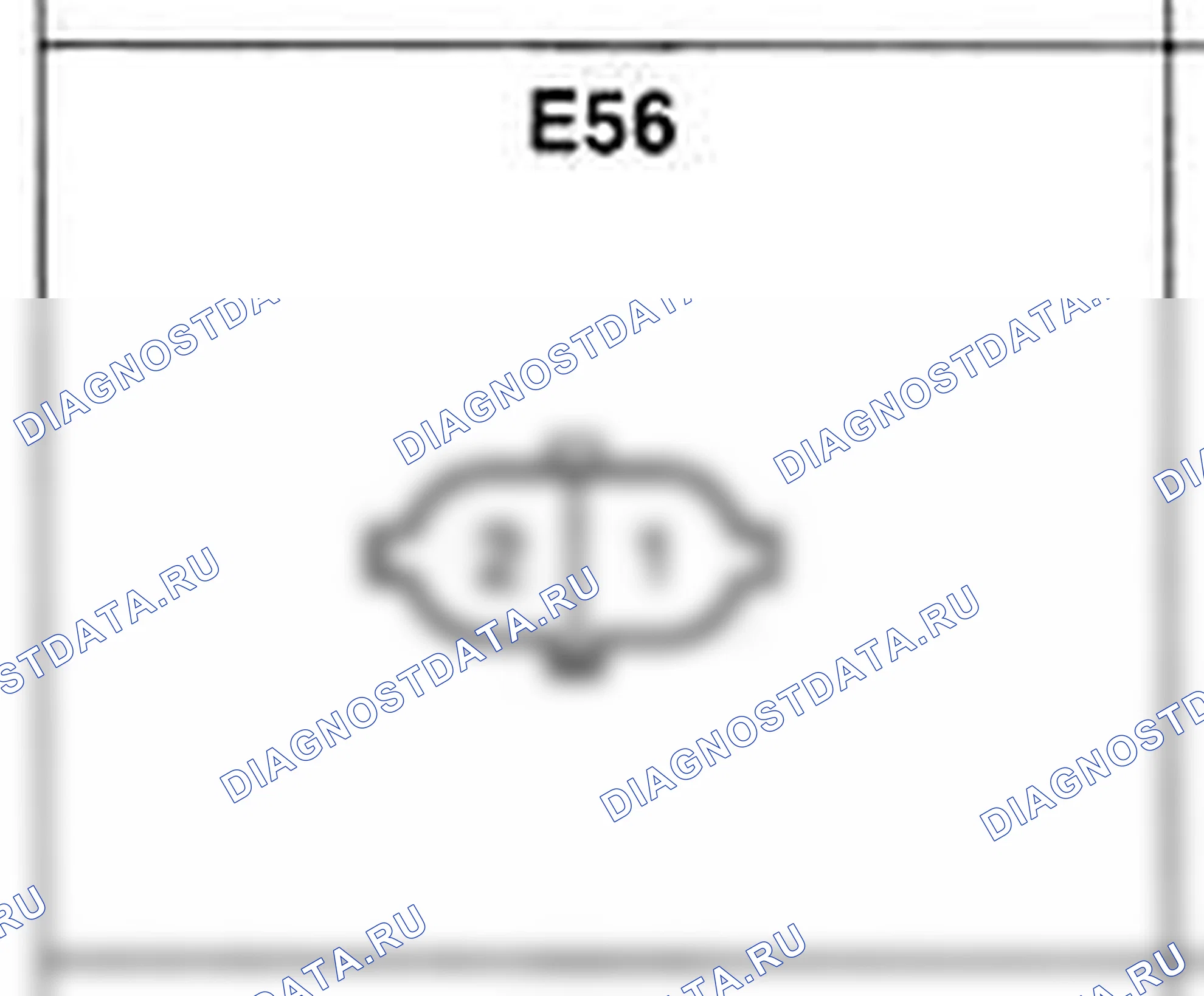 Распиновка разъёма E56 — жгута двигателя. Hyundai Accent LC