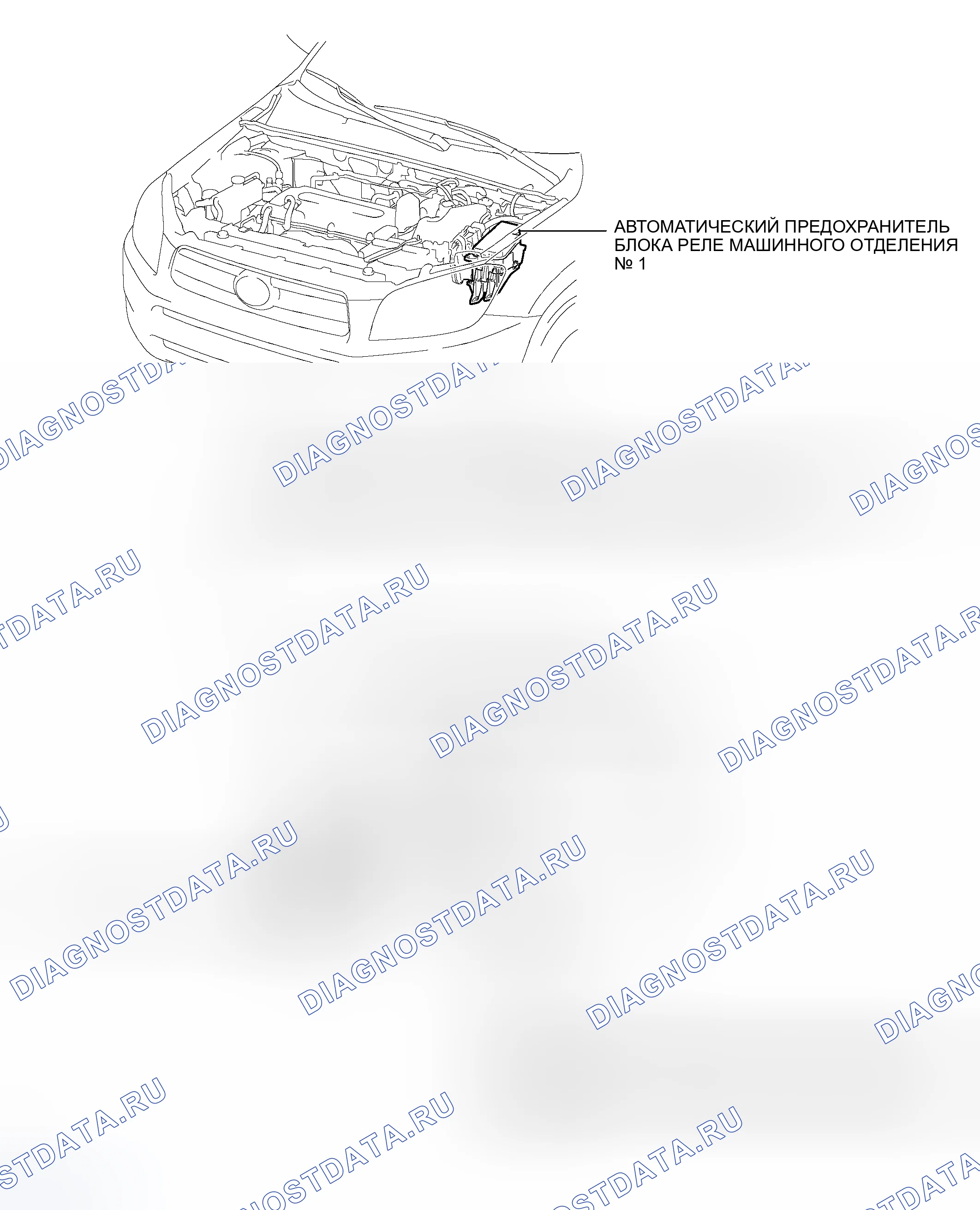 Рис. 74: РАСПОЛОЖЕНИЕ ДЕТАЛЕЙ. Toyota RAV4 III
