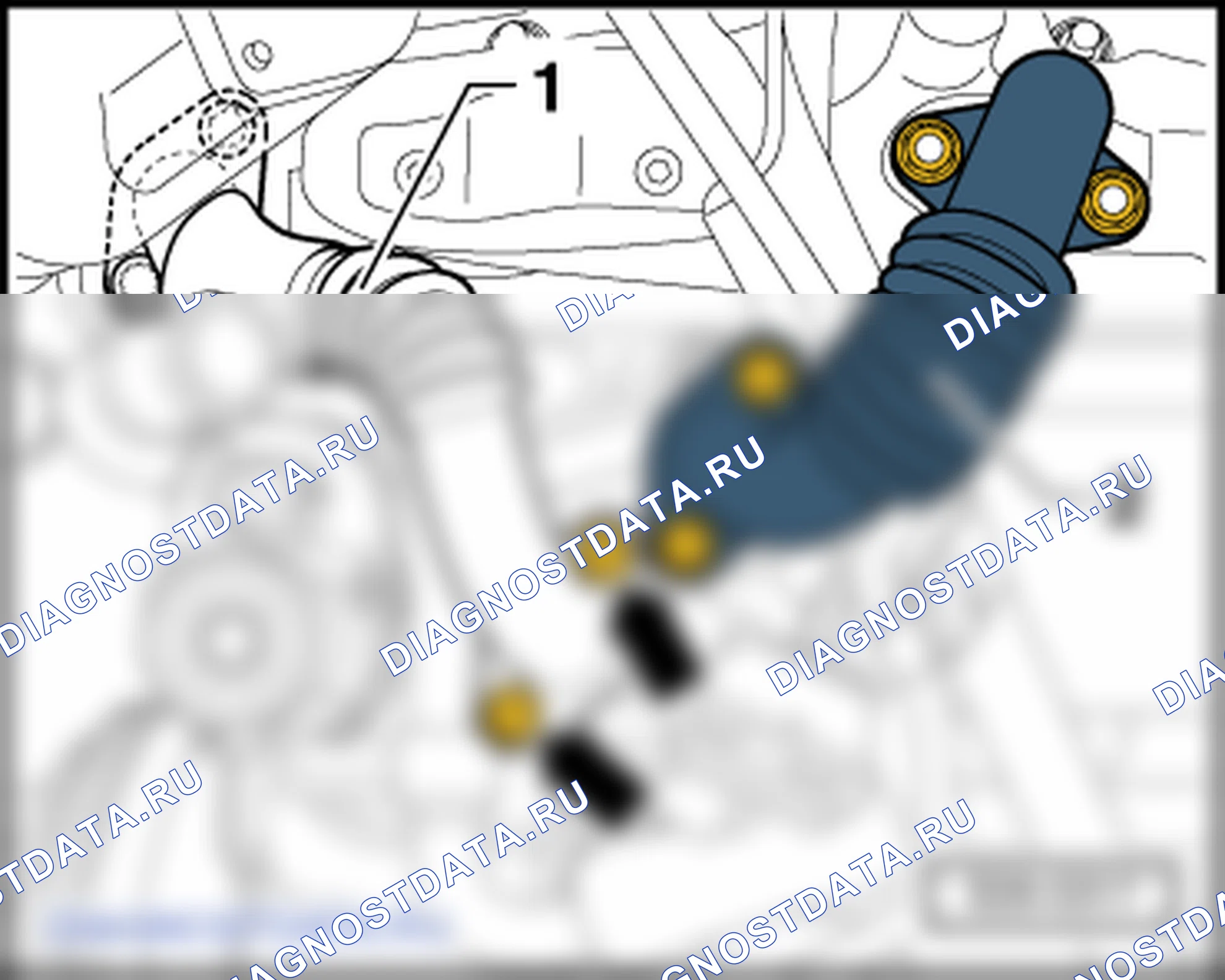 Турбонагнетатель (1,2/55 кВт TDI CR). Skoda Roomster I