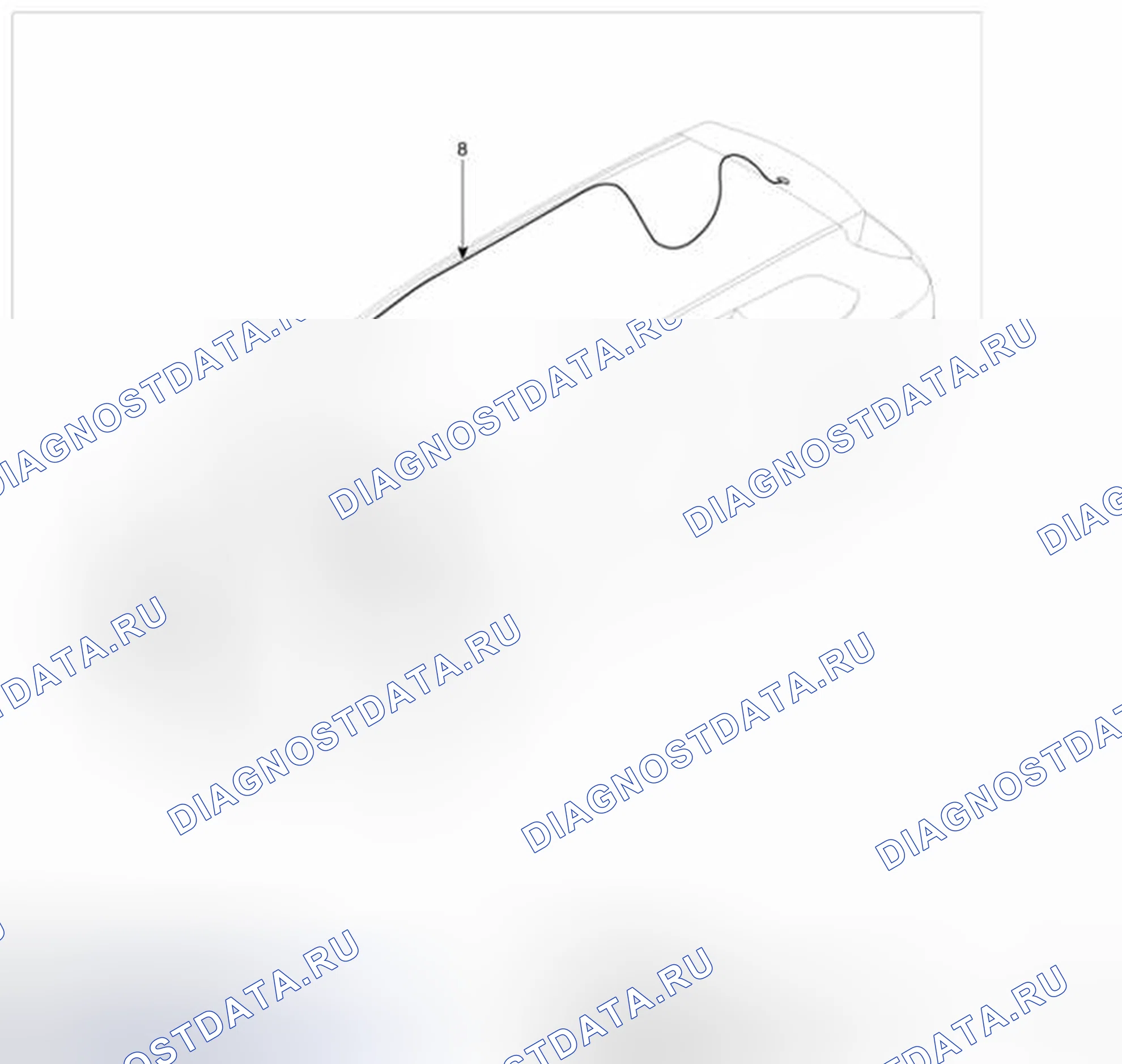 Рис. 1: Расположение компонентов. Hyundai Santa Fe III