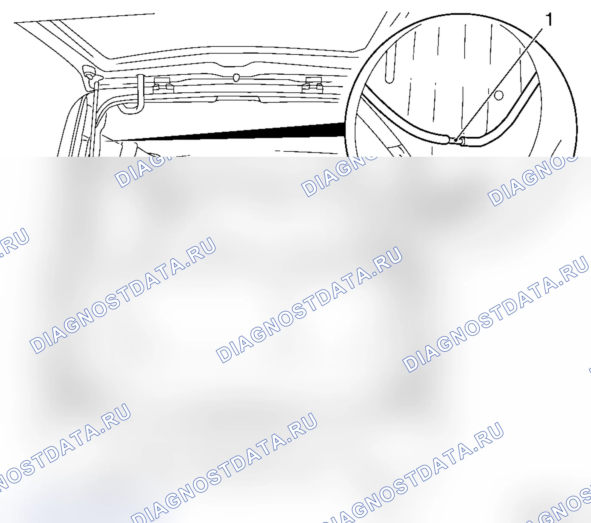 Снять и установить заднюю откидную дверь (модели F 06 и F 25). Opel Combo C