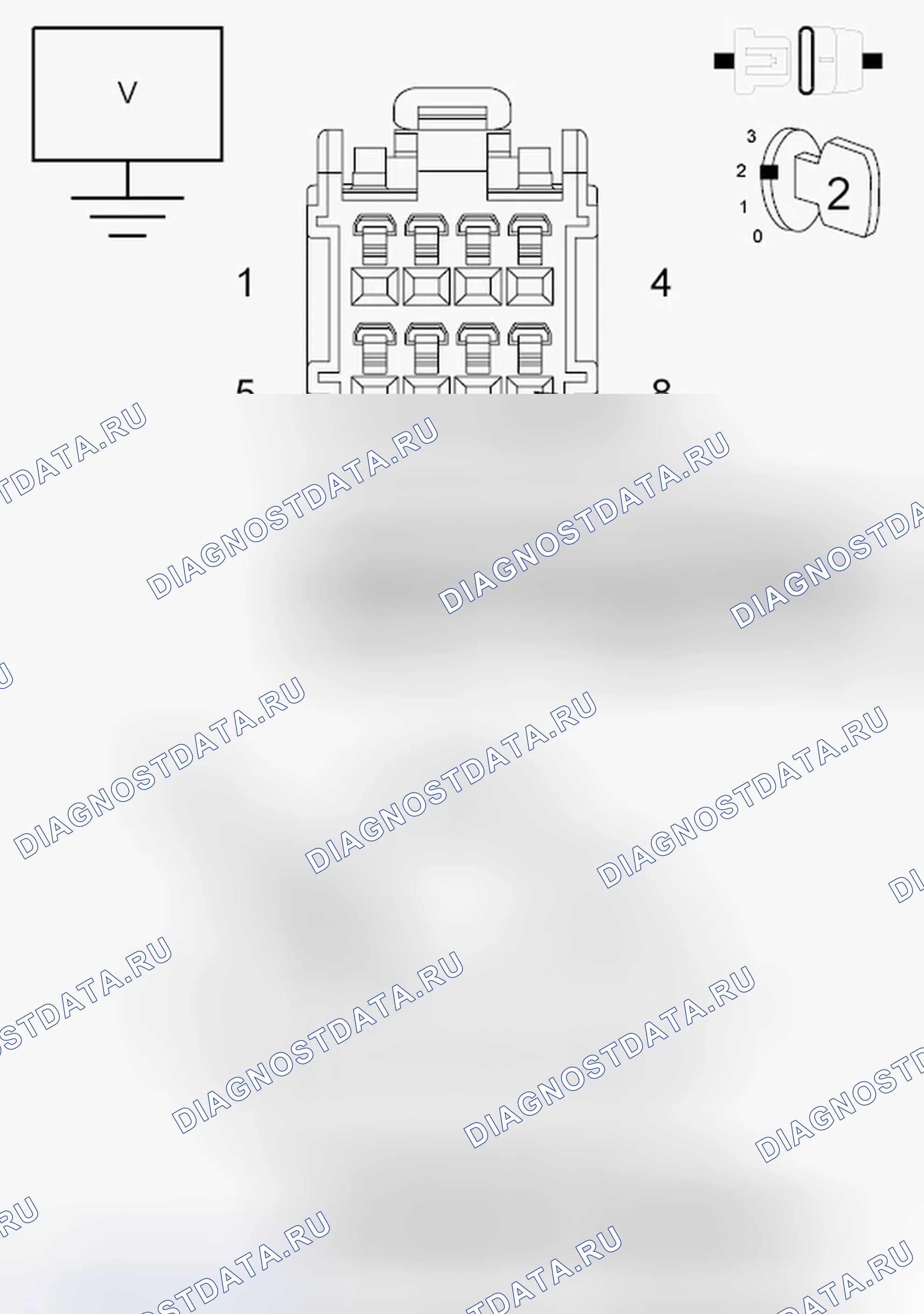Рис. 61: ДИАГНОСТИЧЕСКИЙ ТЕСТ. Chrysler Town & Country V рестайлинг