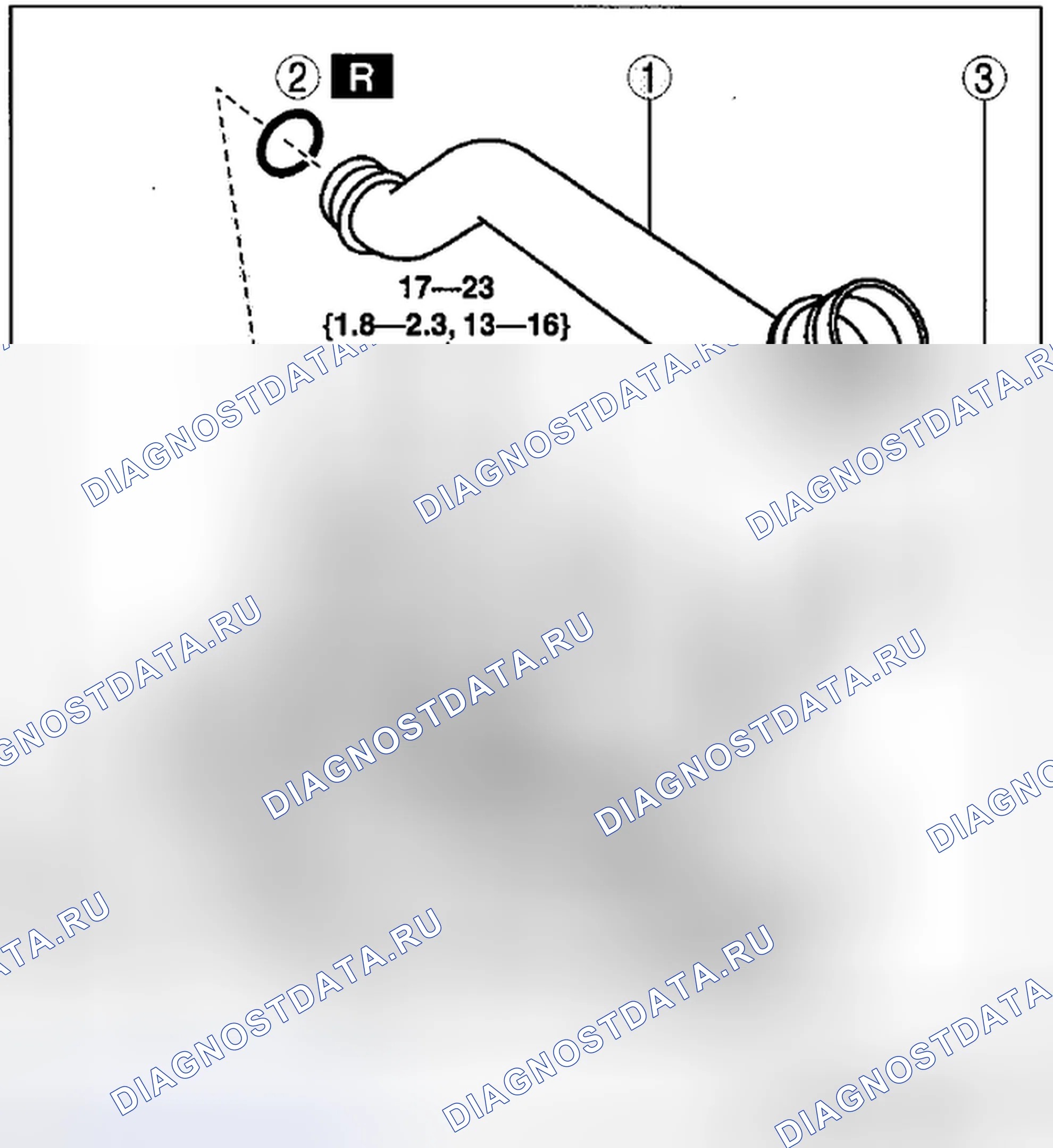 Рис. 40: ДЕМОНТАЖ / МОНТАЖ ДАТЧИКА ДЕТОНАЦИИ (Ks) [Mzi-3.7]. Mazda CX-9 I рестайлинг