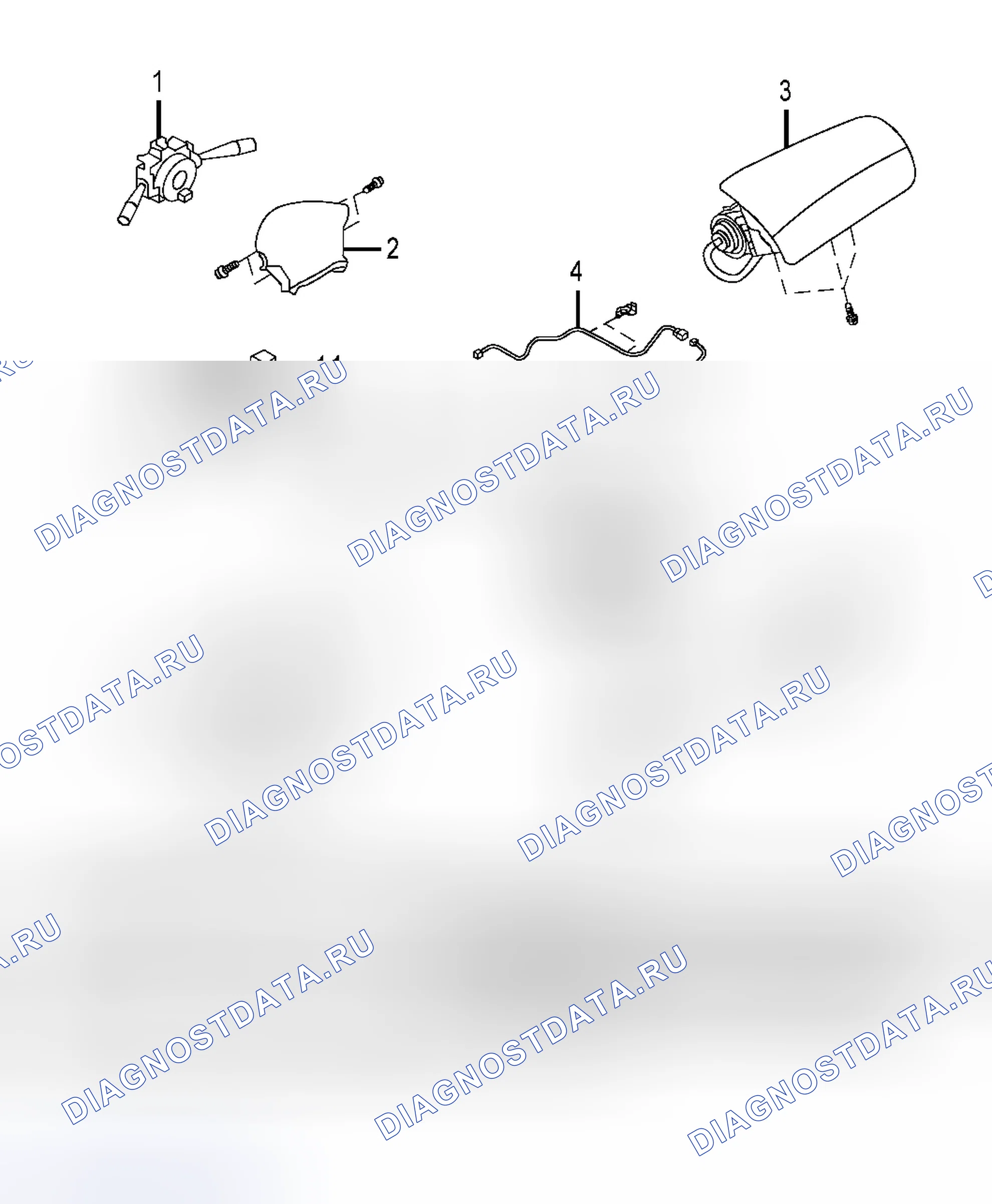 Рис. 8: РАСПОЛОЖЕНИЕ КОМПОНЕНТОВ. Subaru Impreza WRX GD/GG рестайлинг
