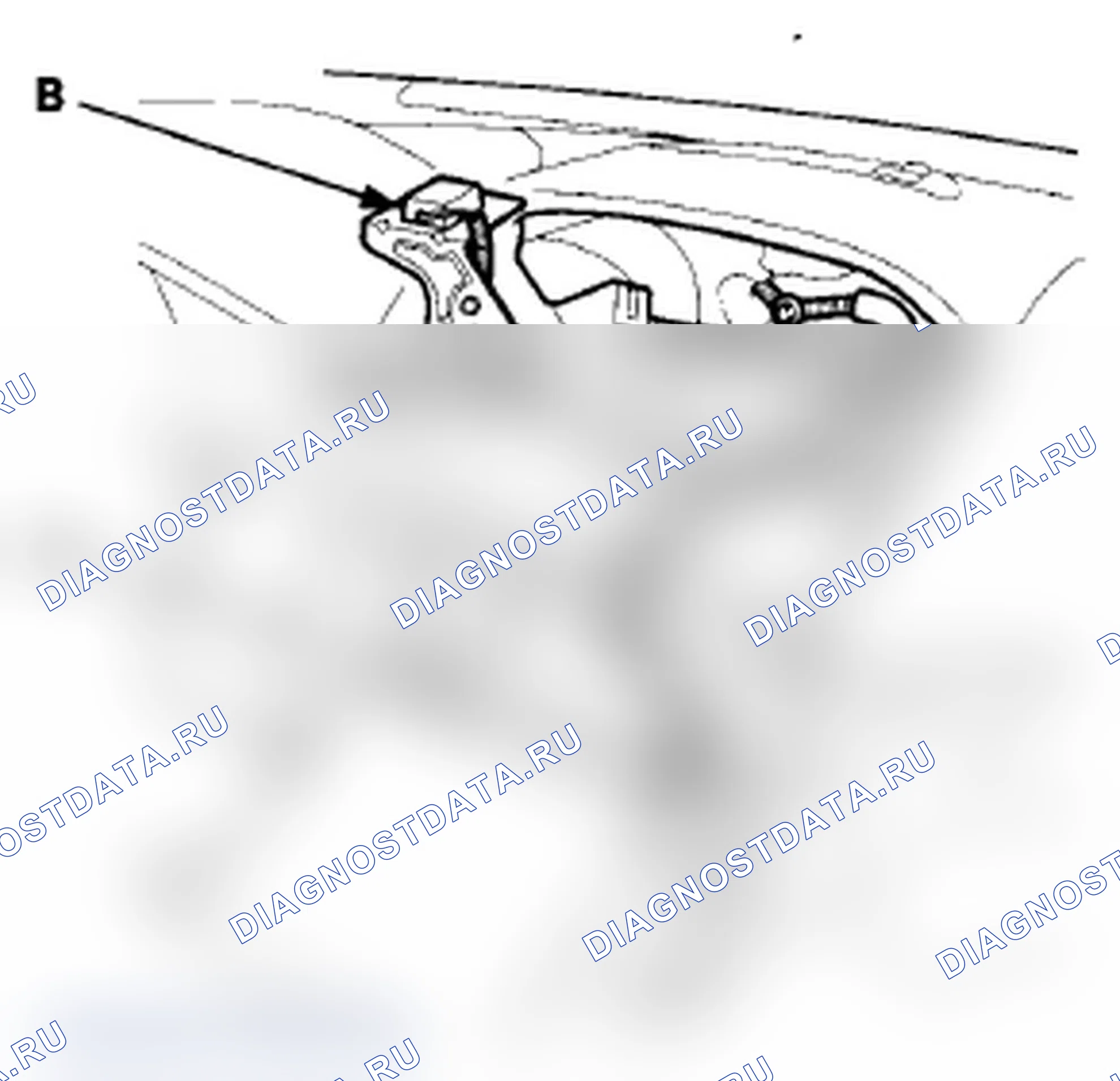 Рис. 184: Демонтаж/монтаж антенны GPS. Acura TL IV рестайлинг