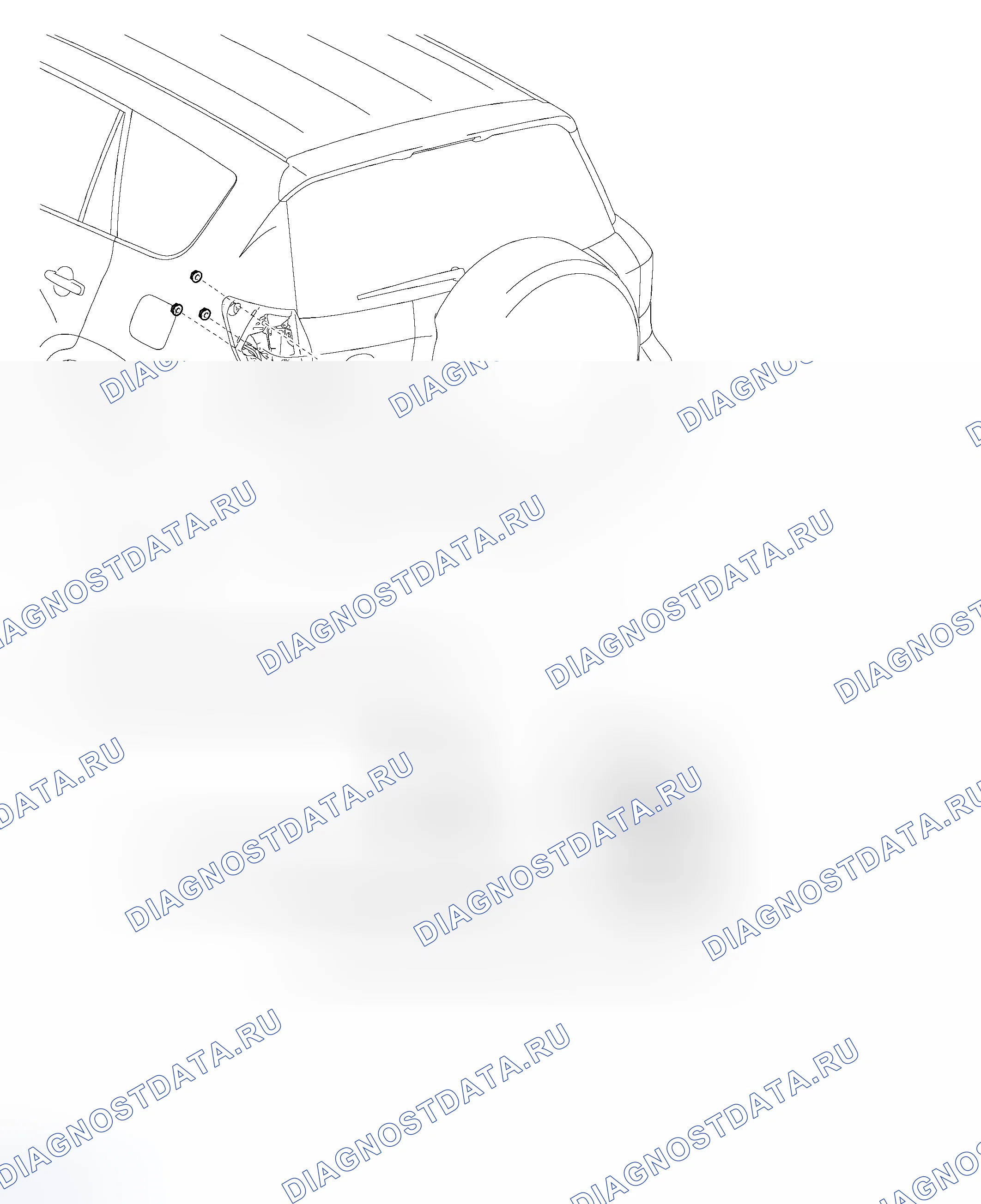 Рис. 105: КОМПОНЕНТЫ. Toyota RAV4 III