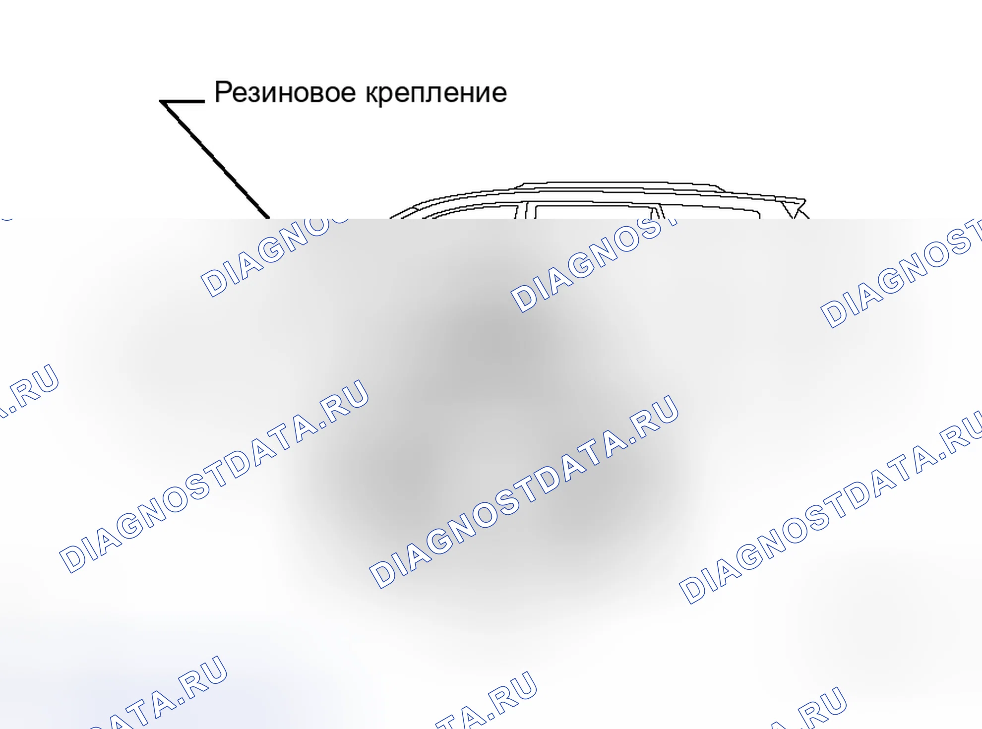 Рис. 63: МЕСТА ПОДЪЕМА И ПОДДЕРЖКИ ТРАНСПОРТНОГО СРЕДСТВА. Toyota RAV4 III