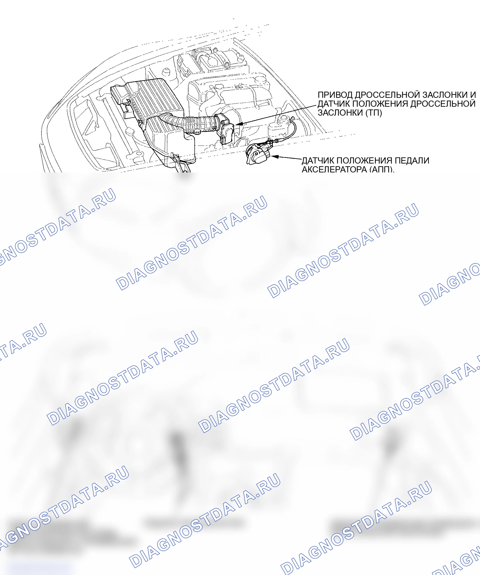 Рис. 51: Указатель расположения компонентов. Honda S2000 AP2 рестайлинг