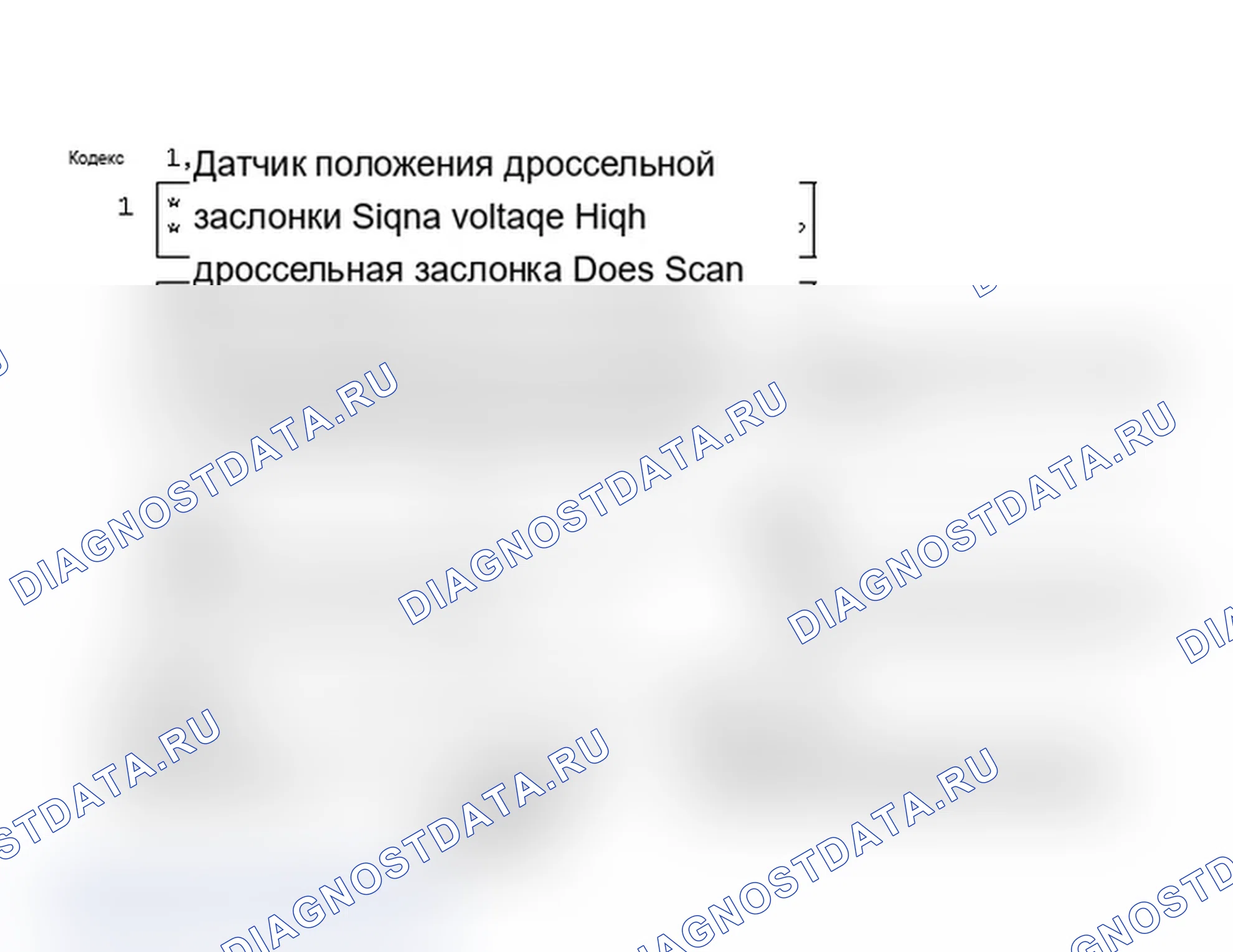 Рис. 618: Код 21, высокое напряжение сигнала датчик положения дроссельной заслонки. Pontiac Firebird III