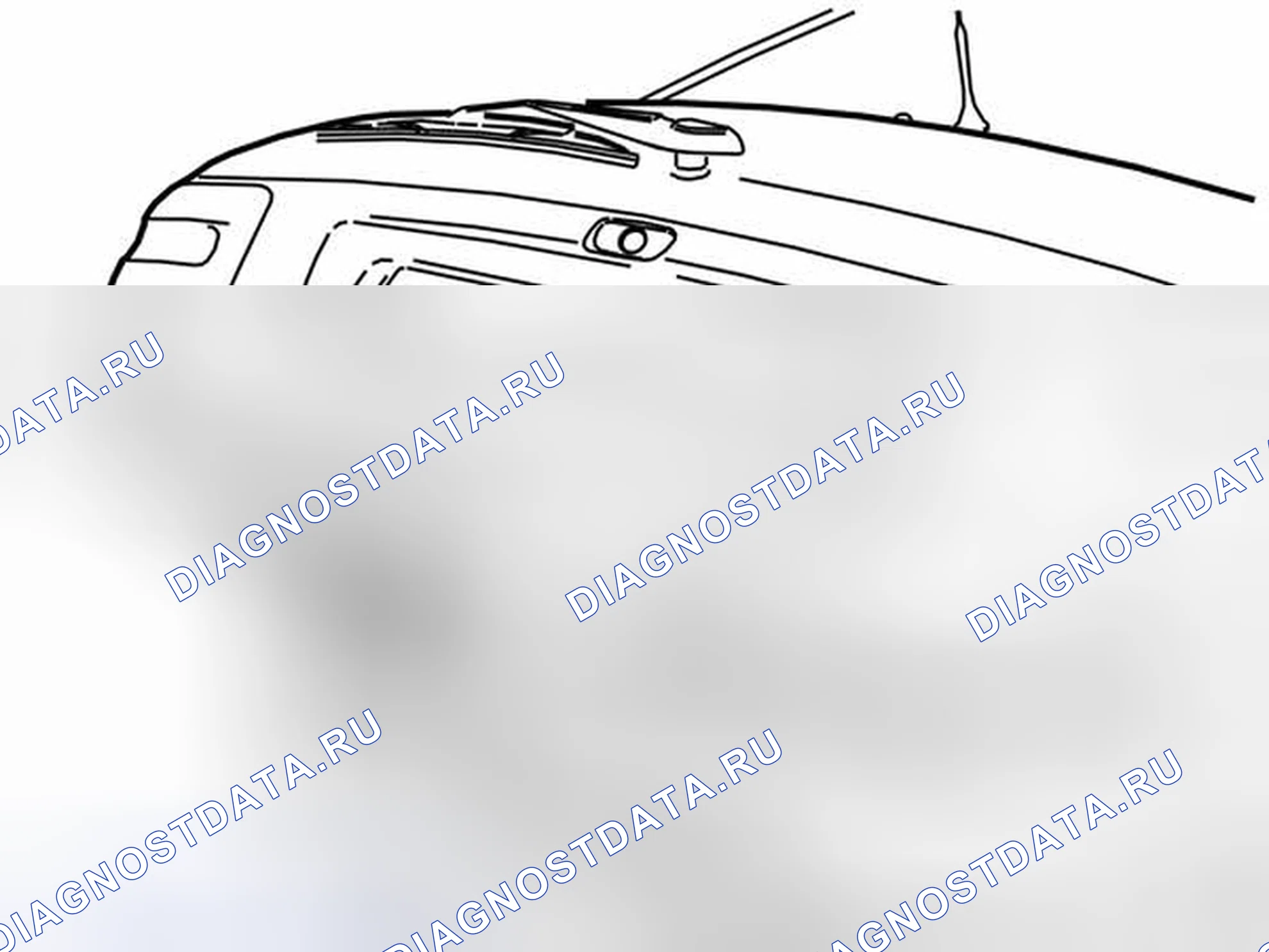 Рис. 23: Позиционирование шаблонов. Volvo V40 I рестайлинг