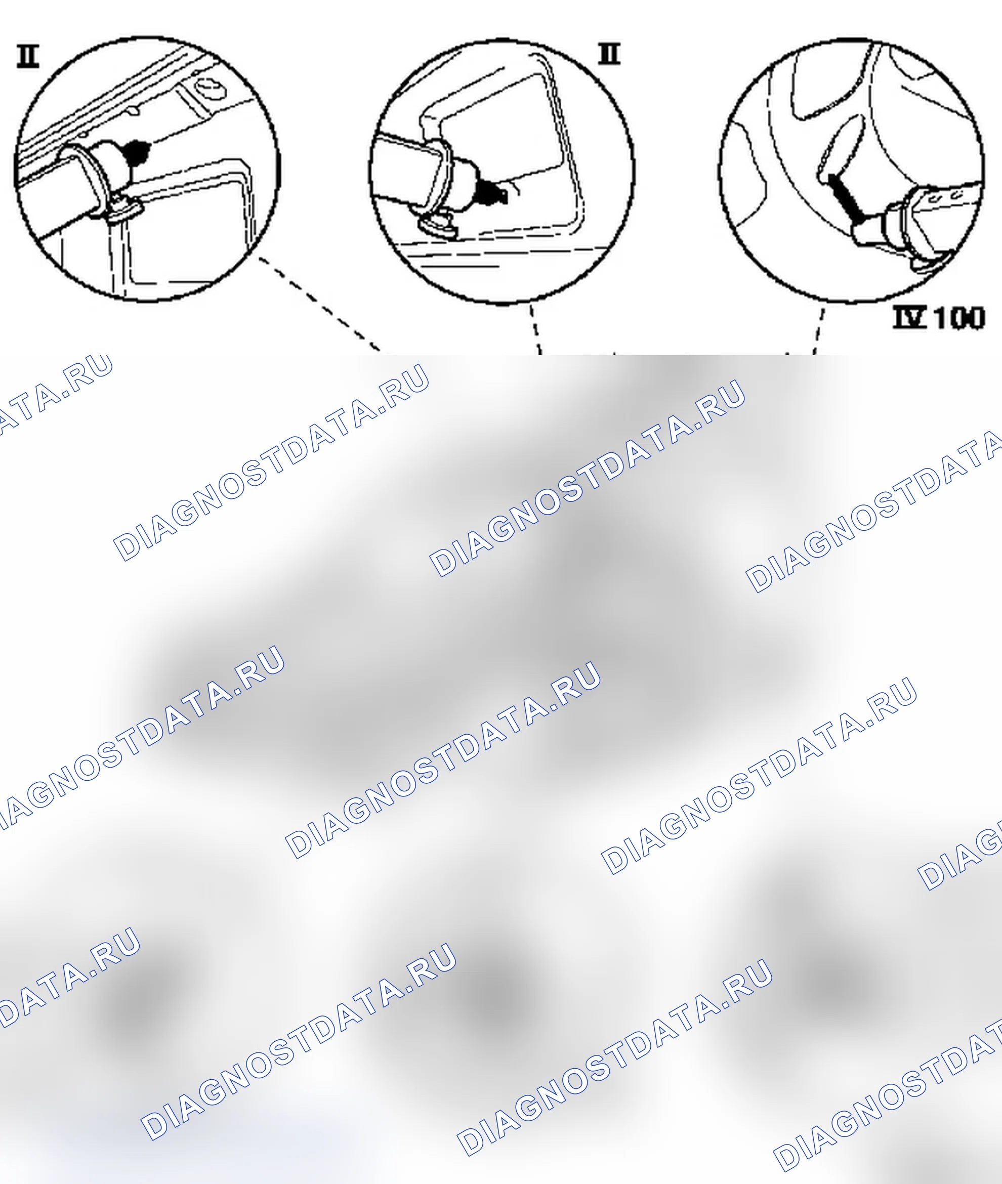 Схема измерения кузова моделей F 08, F 08 & W5L, F 68. Opel Corsa C