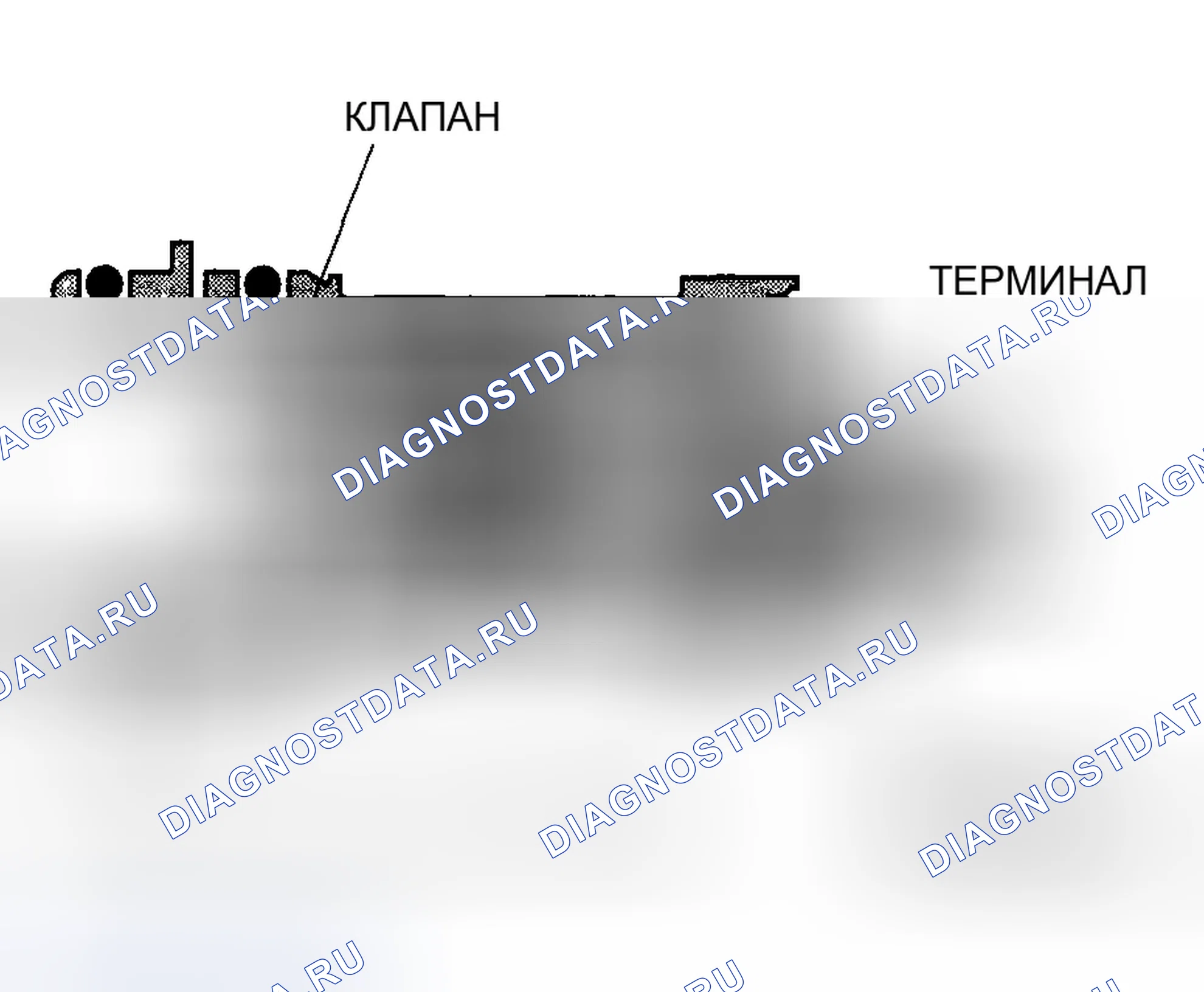 Рис. 46: Запорный клапан вентиляции канистры EVAP. Honda CR-V II рестайлинг