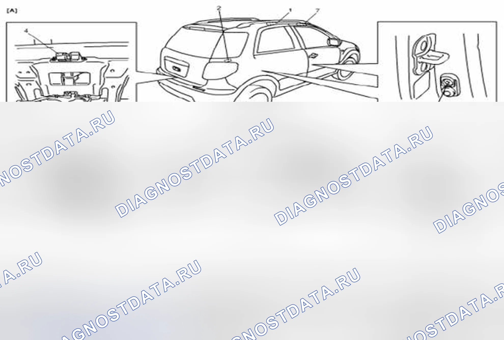 Рис. 3: Расположение внутренней световой системы. Suzuki SX4 I
