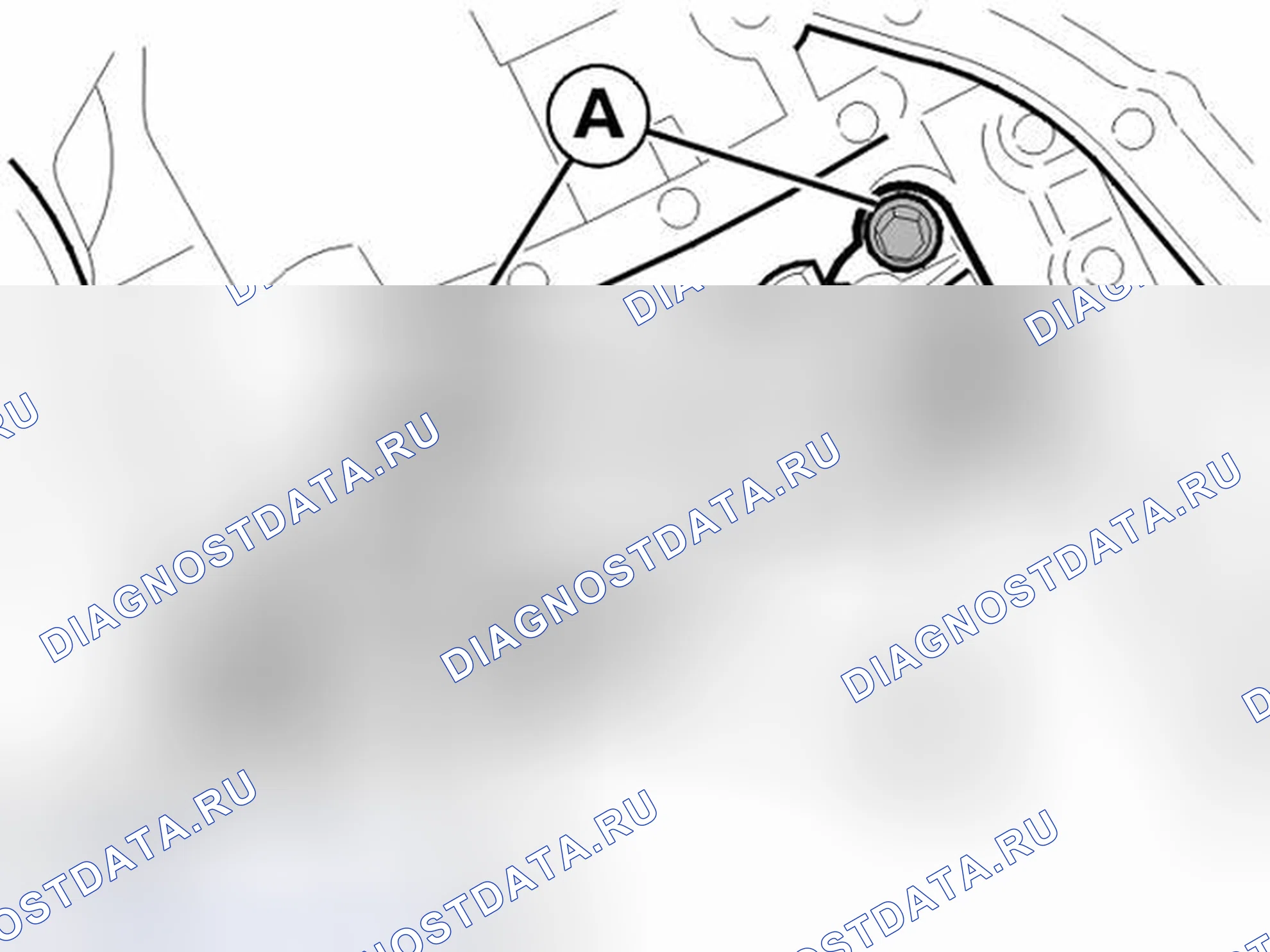 Рис. 684: СНЯТИЕ ШТОКА НИЖНЕГО МОМЕНТА. Volvo XC90 I