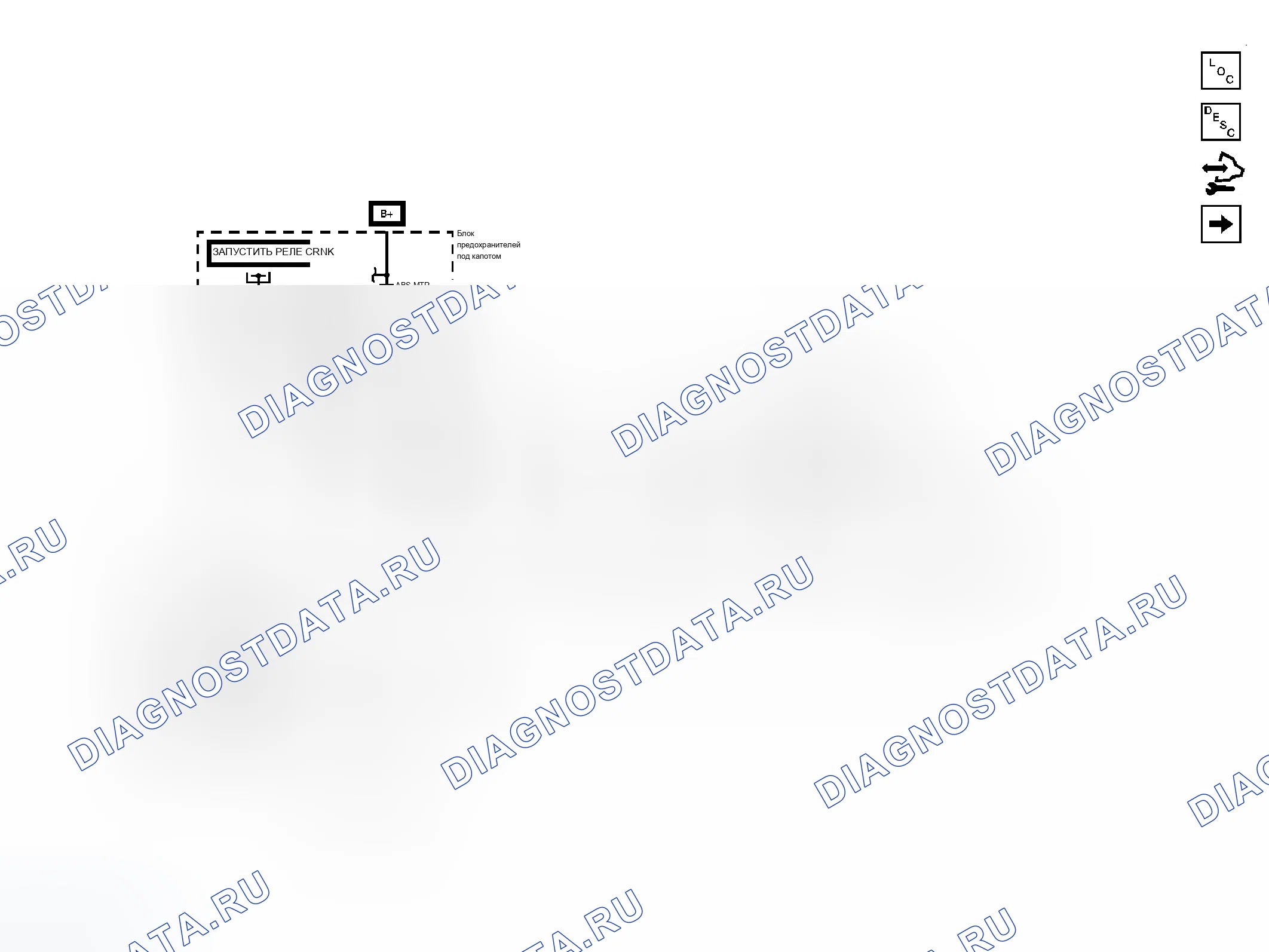 Рис. 5: Схема антиблокировочной тормозной системы (кроме JL7). Cadillac STS I рестайлинг