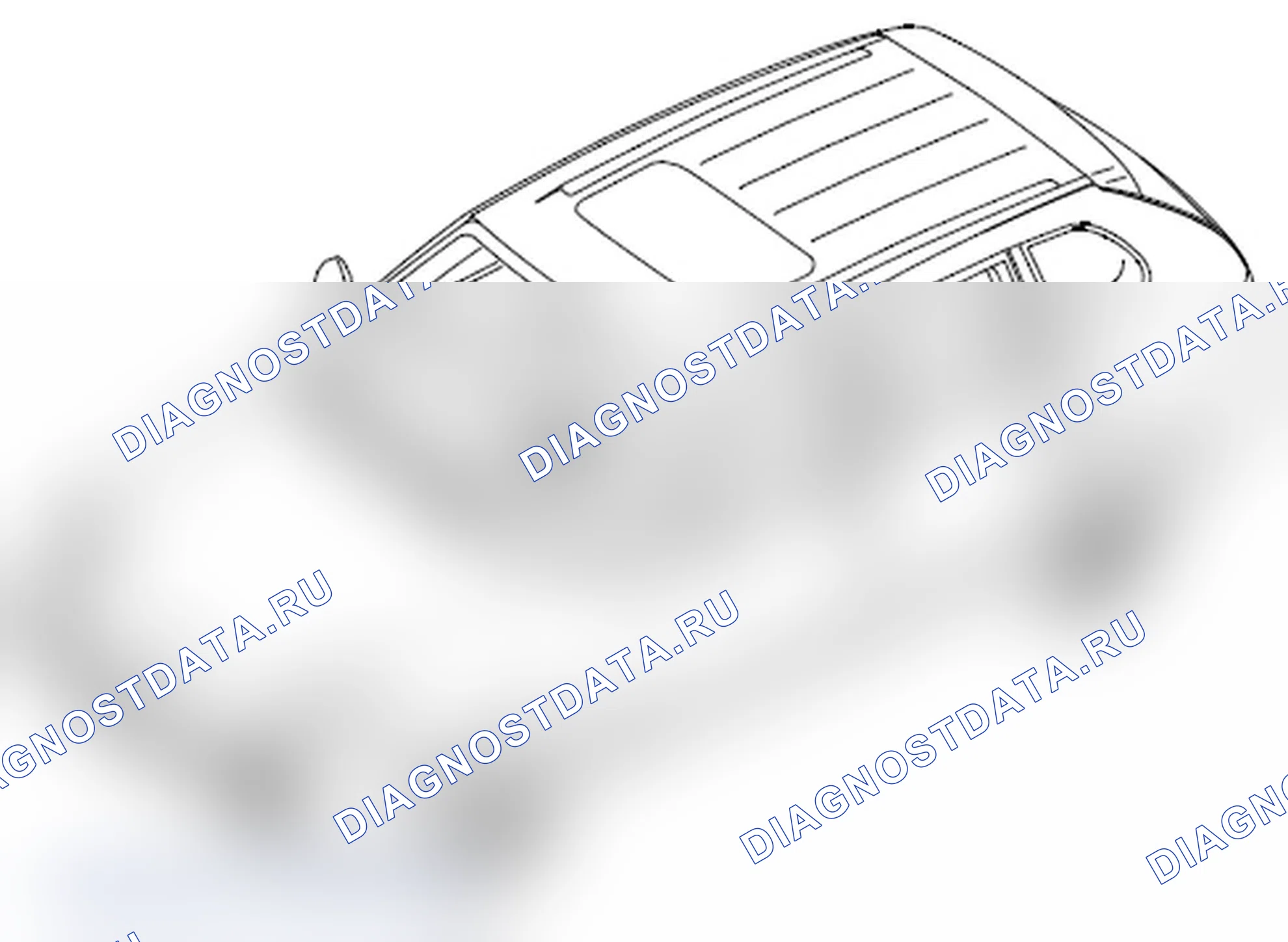 Рис. 128: Компоновка компонентов, АРМ. Porsche Cayenne Turbo I рестайлинг