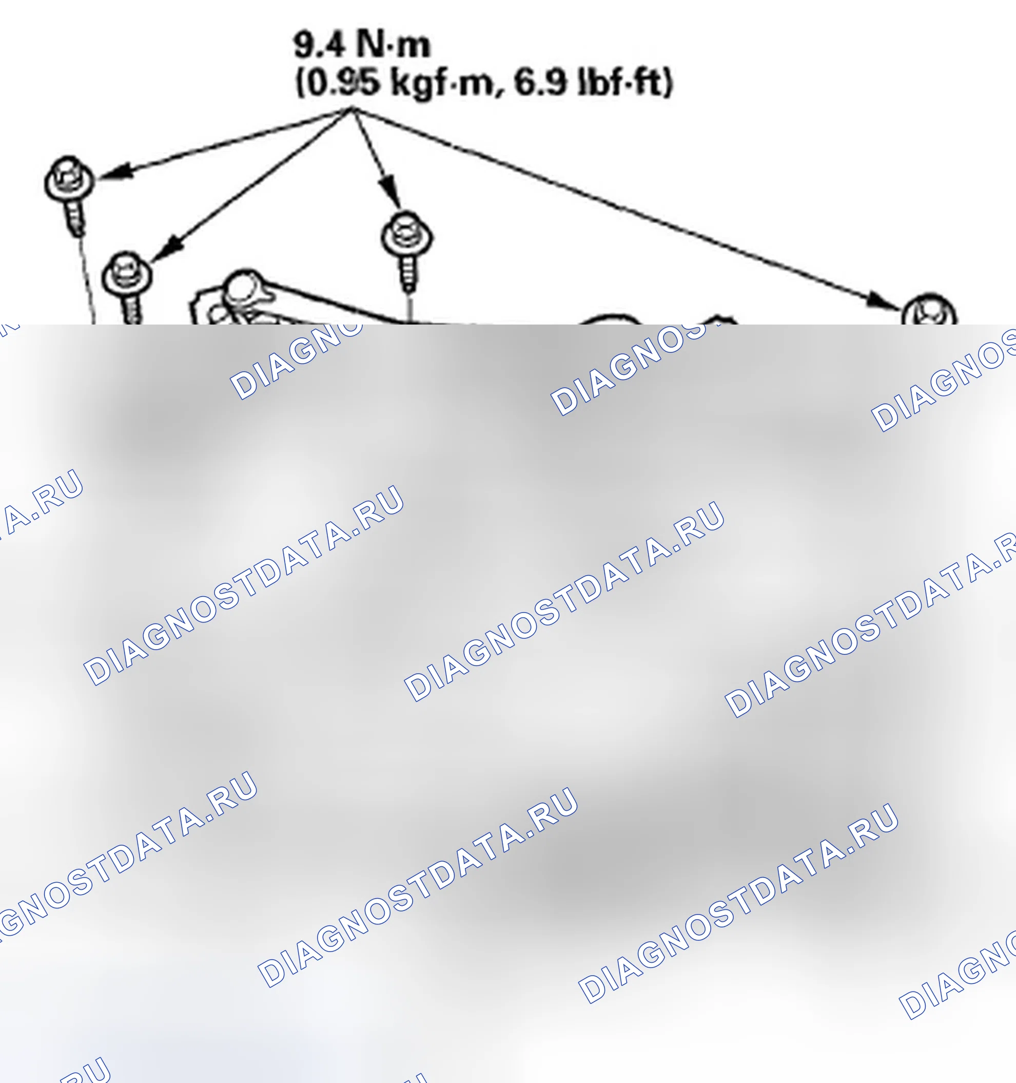 Рис. 25: Демонтаж. Honda Fit GE