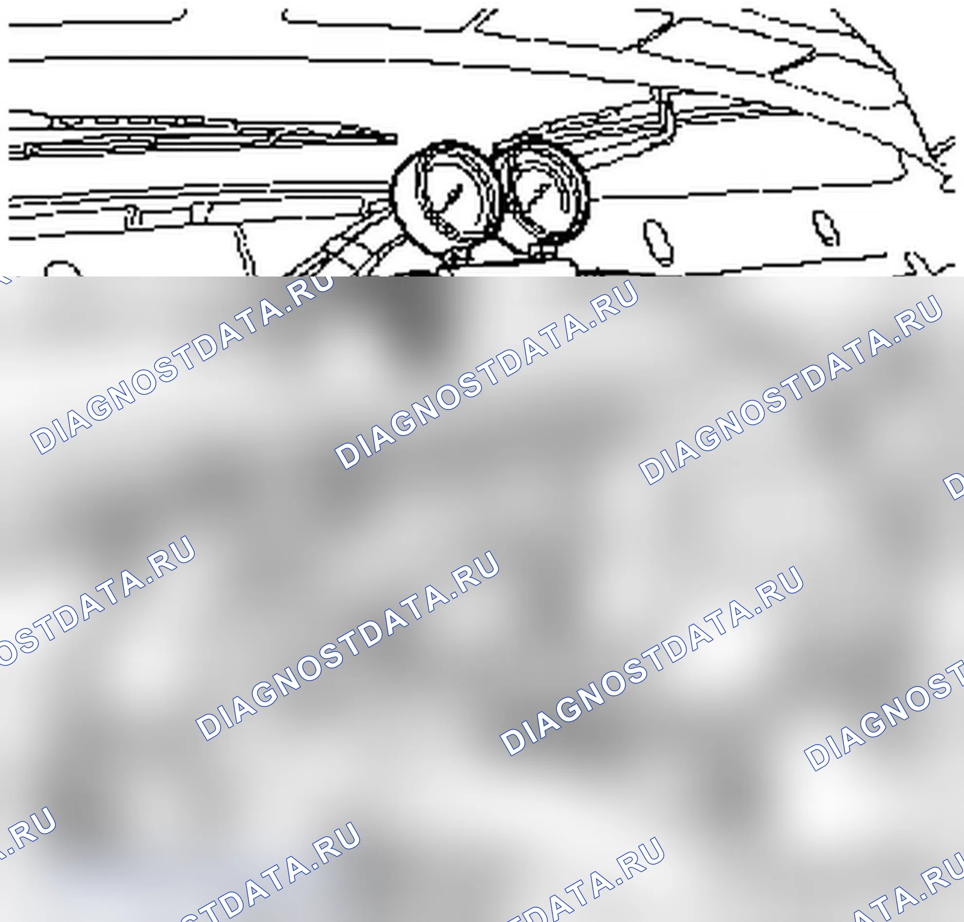 Проверка потери давления в двигателе (F9Q 772, F9Q 774). Opel Movano A