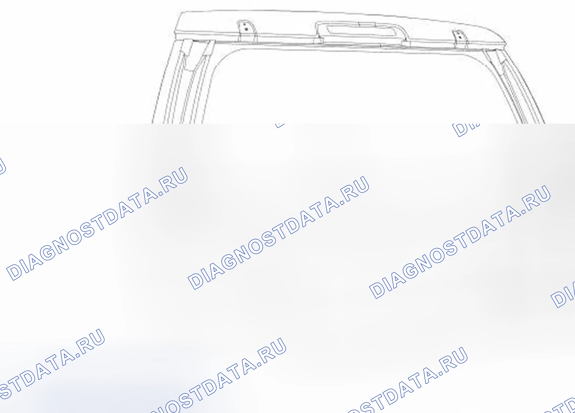 Рис. 108: Аппликация дверь багажника - Навигатор. Ford Expedition III