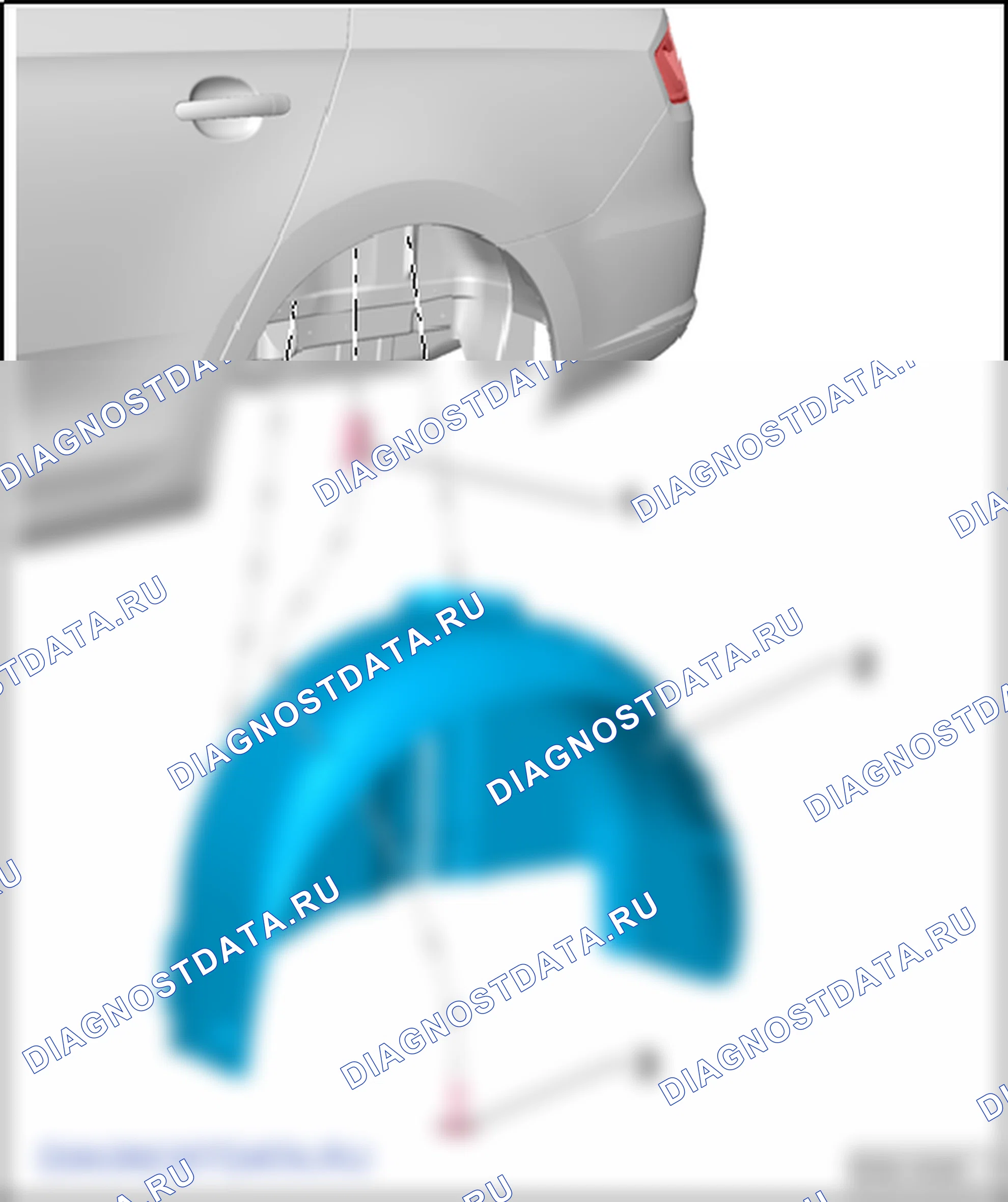 Подкрылки. SEAT Toledo Iv
