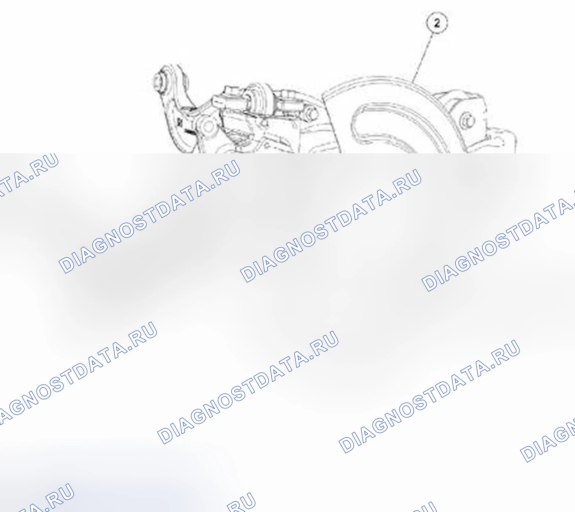 Рис. 10: Экран тормозного диска. Ford Edge I рестайлинг