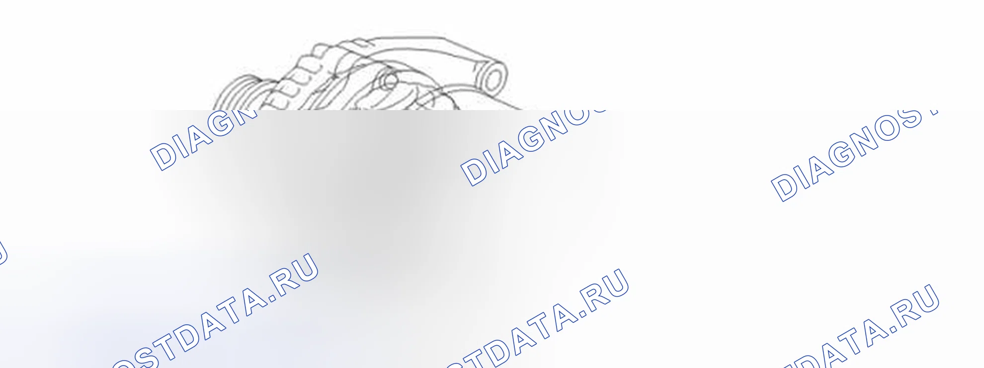 Рис. 1024: СТАТОР. Volvo XC70 II