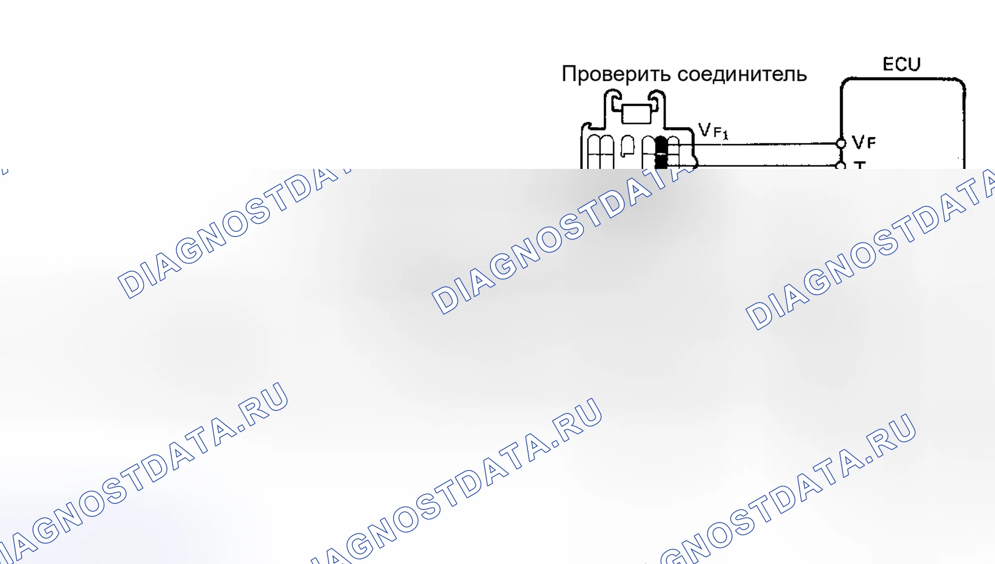 Рис. 52: Схема кодового 21/проверка № 3 (4Runner) сигнала датчика кислорода. Toyota 4Runner II
