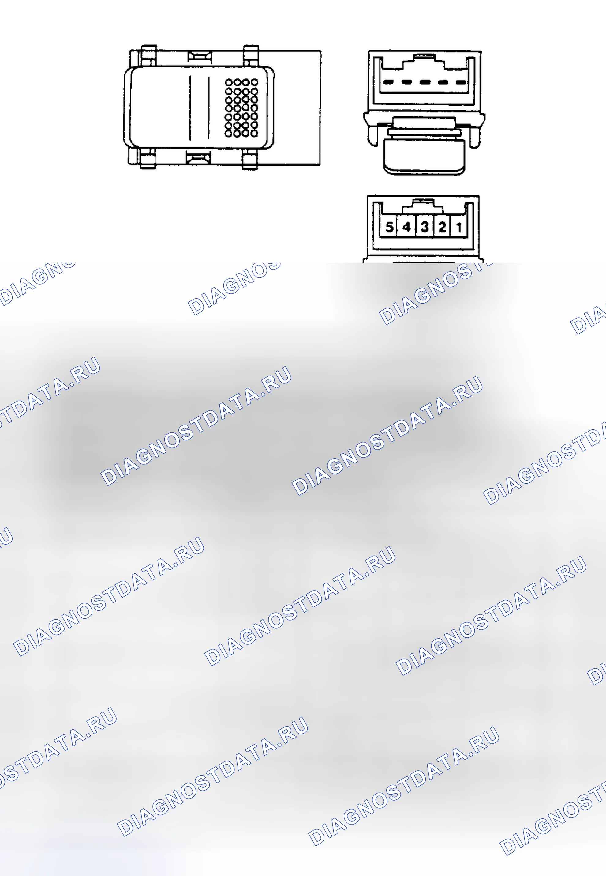 Рис. 7: Выключатель SUB. Subaru Legacy BC/BJ/BF