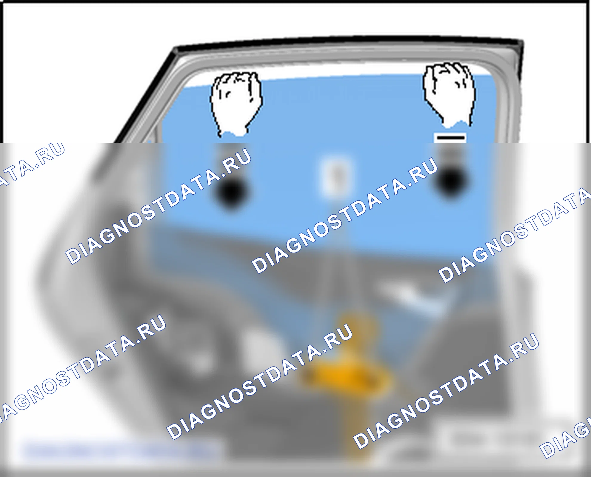 Окна задних дверей. SEAT Ibiza IV