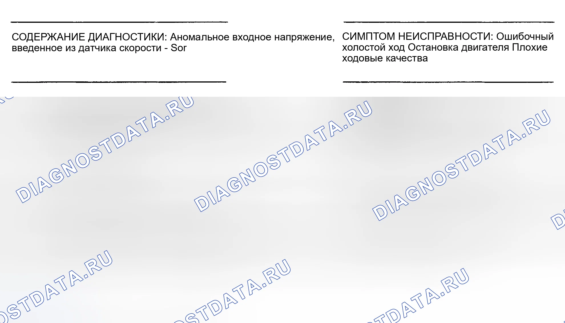Рис. 86: Блок-схема - код 33, датчик скорости транспортного средства. Subaru Legacy BC/BJ/BF
