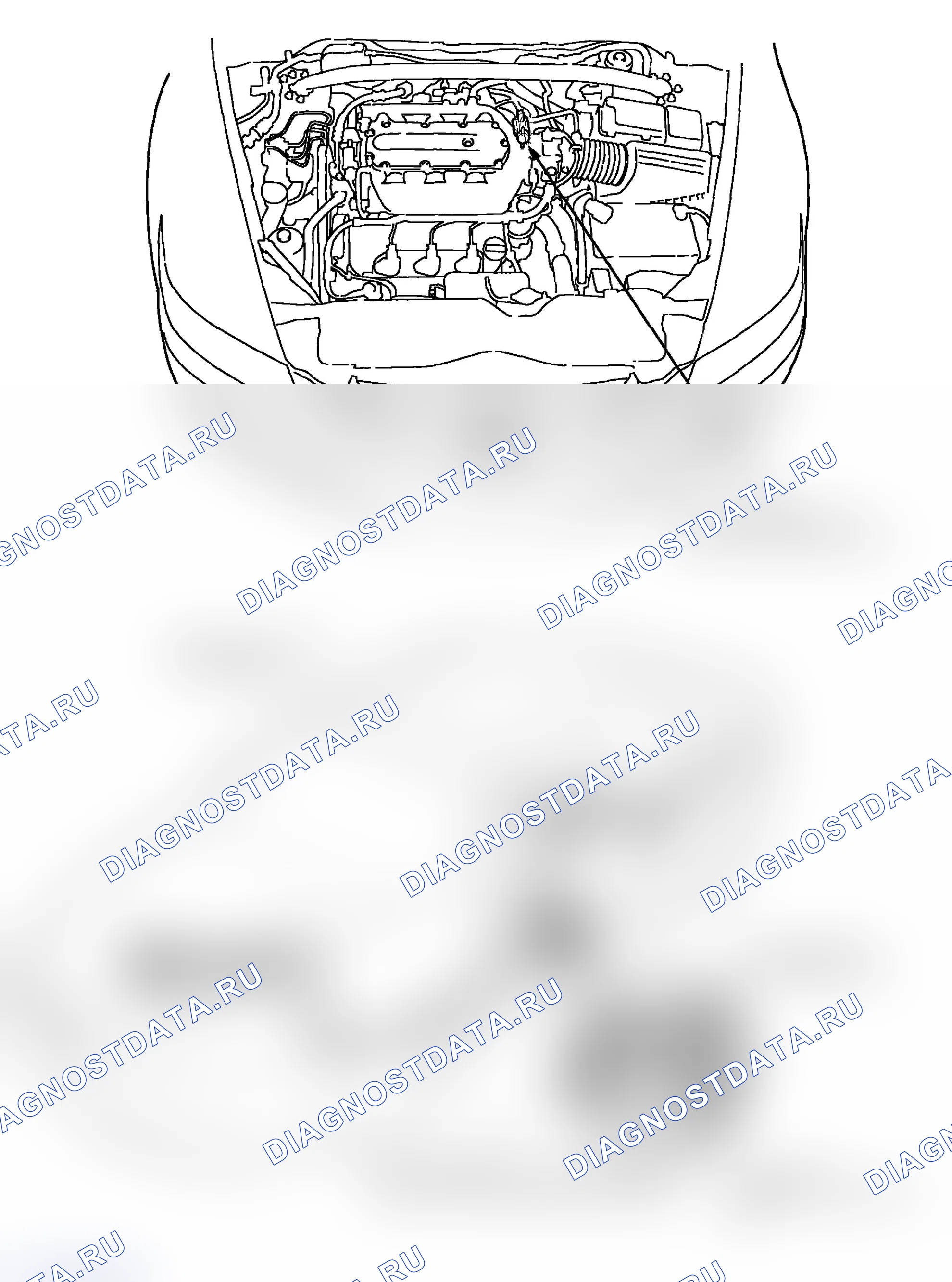 Рис. 130: Указатель расположения компонентов. Acura TL III