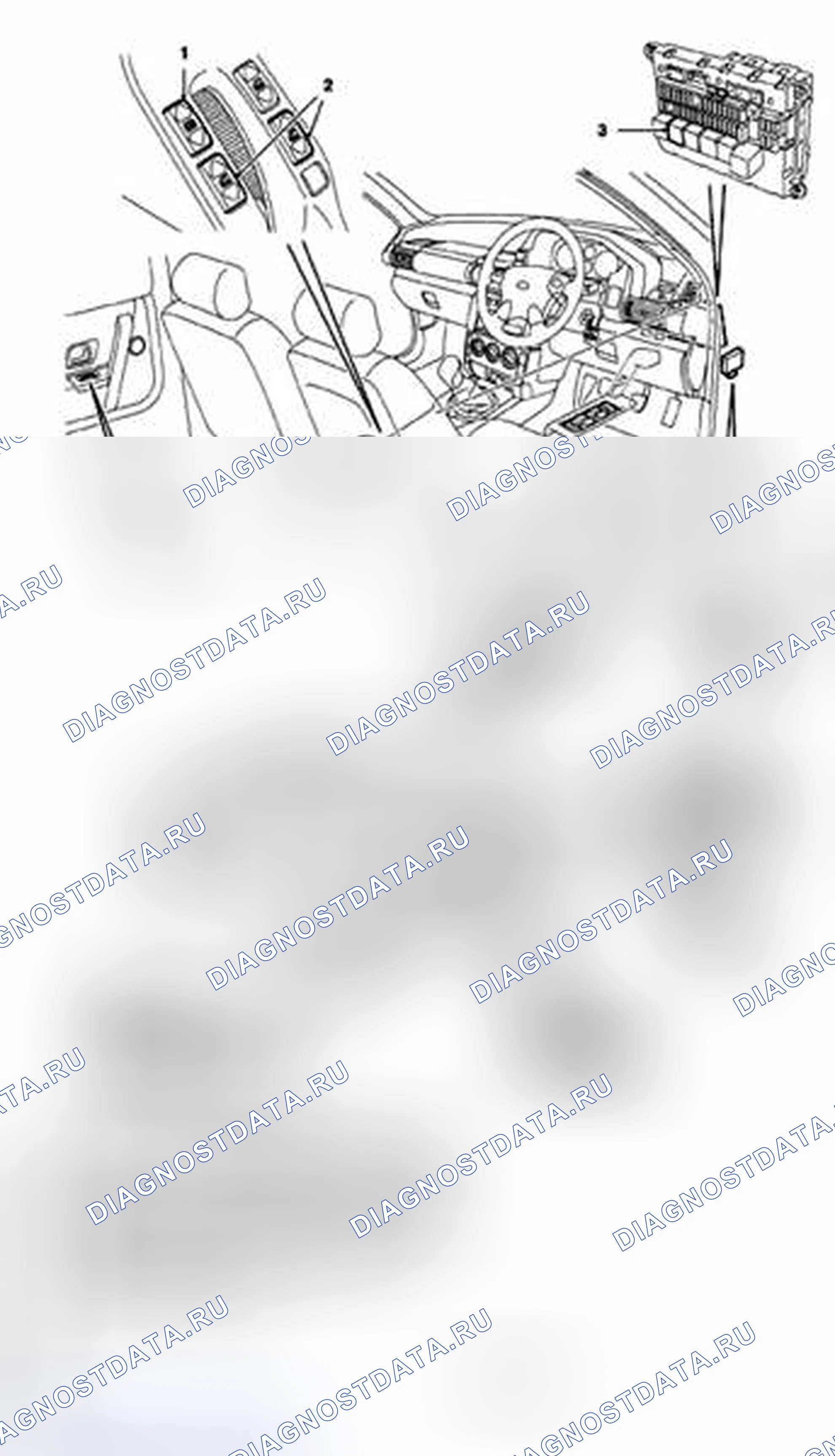 Рис. 14: КОМПОНОВКА КОМПОНЕНТОВ ОКНА - С 2004 МОДЕЛЬНОГО ГОДА. Land Rover Freelander L314