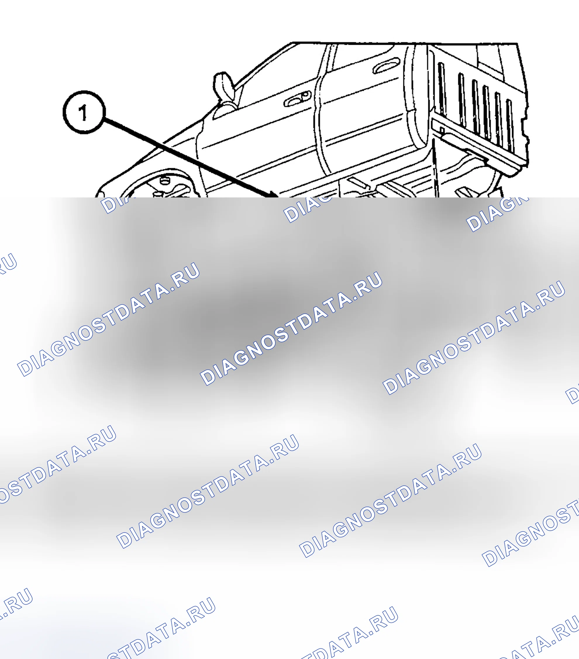 Рис. 105: ДЕМОНТАЖ. Dodge Pickup R1500 