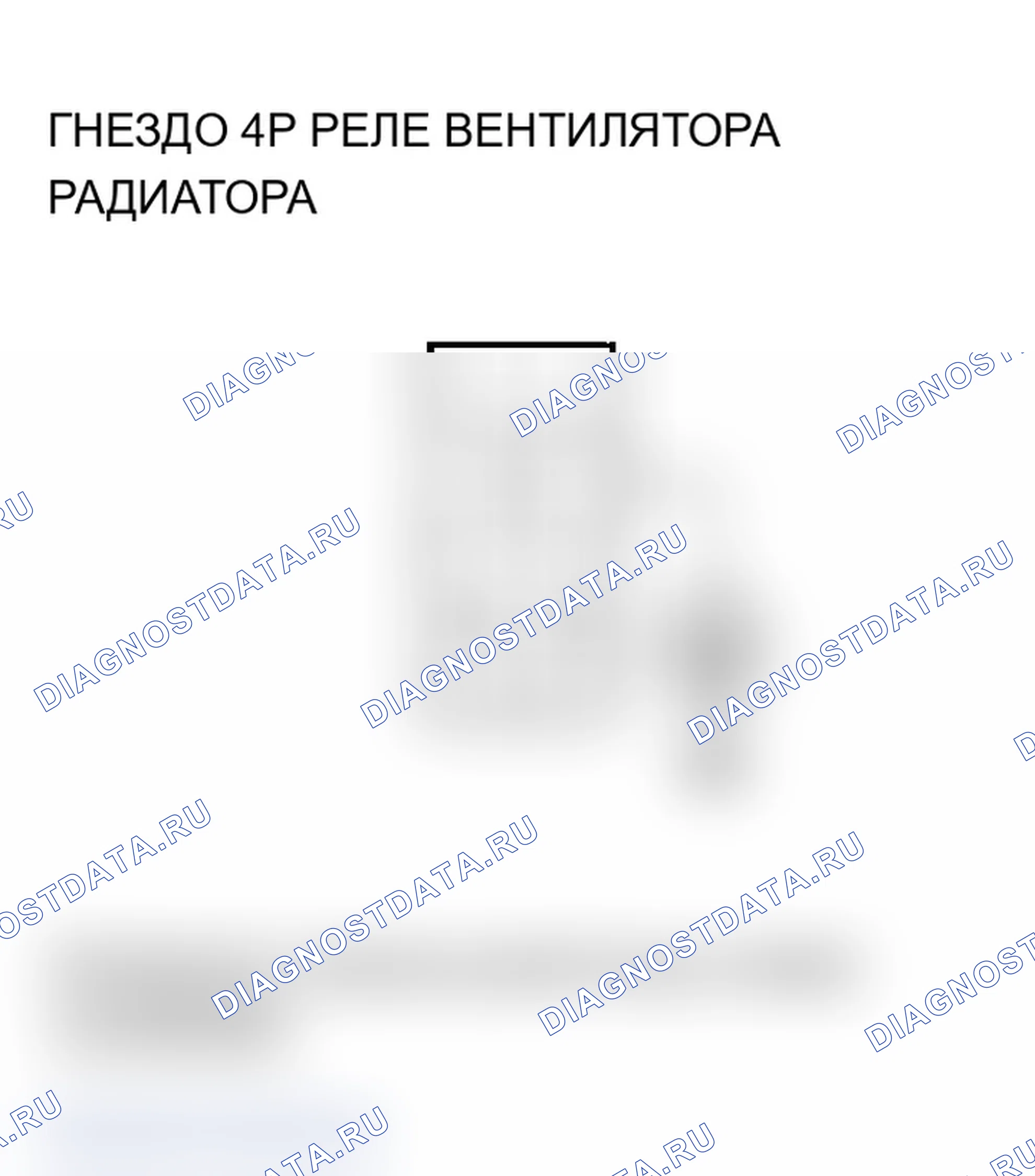 Рис. 3: Устранение неисправностей высокоскоростной цепи радиаторного вентилятора. Acura TL III