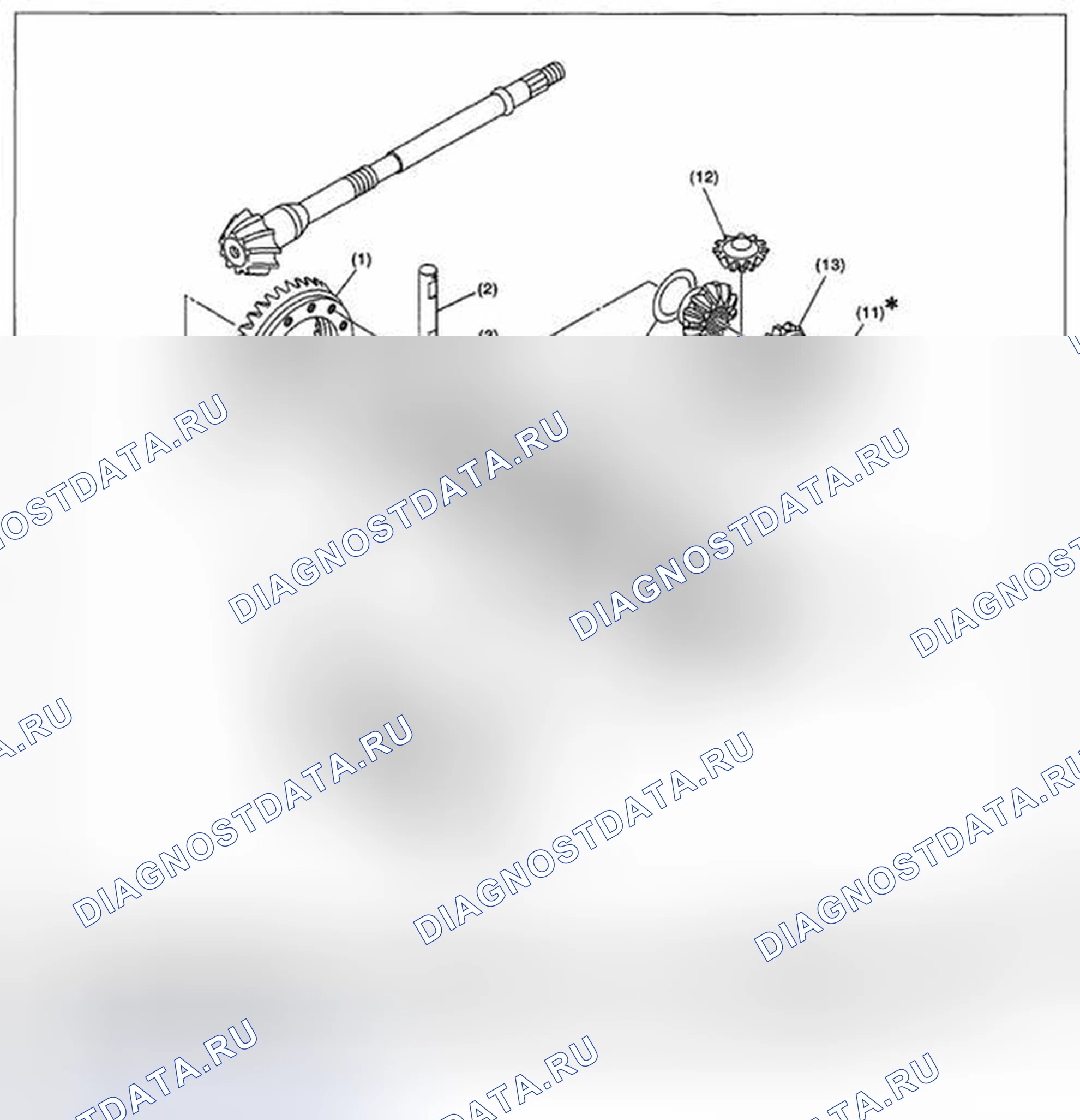 Рис. 344: ДИФФЕРЕНЦИАЛ. Subaru Impreza WRX STI GR