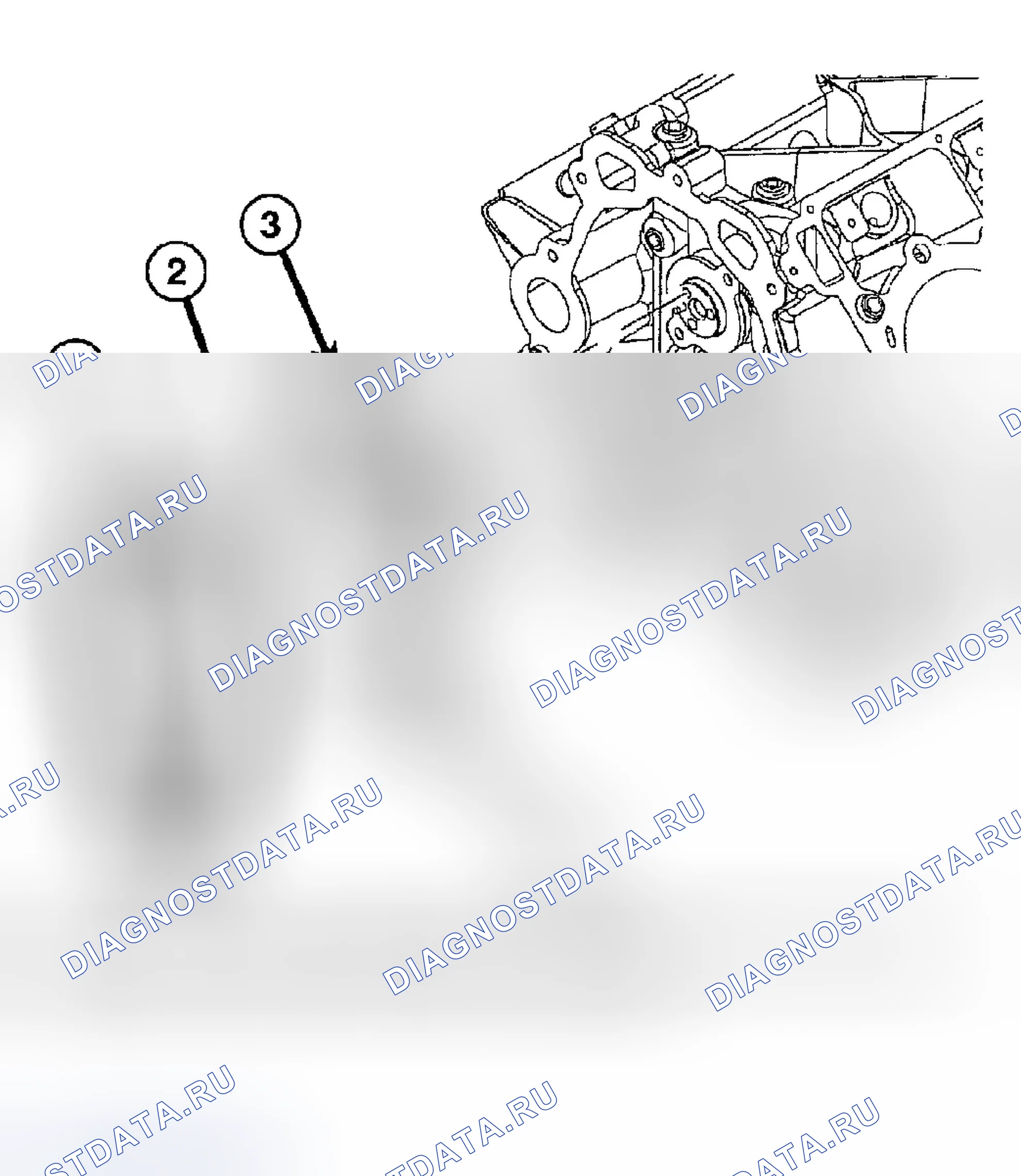 Рис. 602: СНЯТИЕ ЗВЕЗДОЧКИ КОЛЕНЧАТОГО ВАЛА. Dodge Pickup R1500 