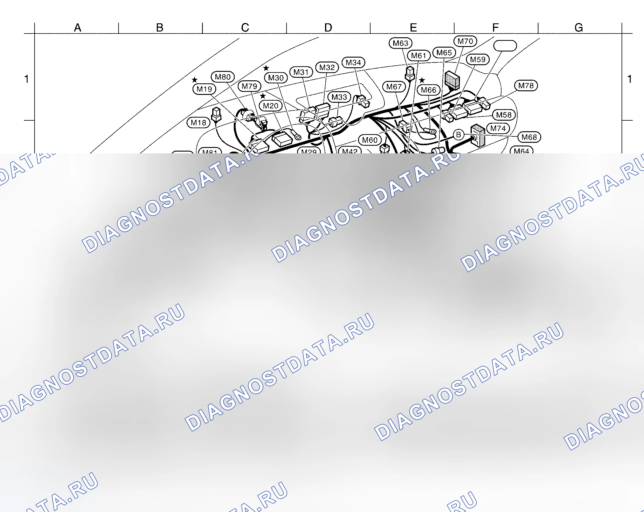 Рис. 142: ГЛАВНЫЙ ЖГУТ. Infiniti G35 III