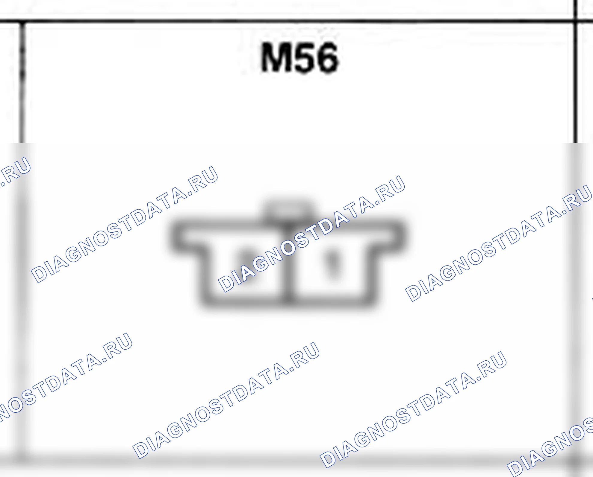 Распиновка разъёма M56 — основного жгута. Hyundai H-1 A1