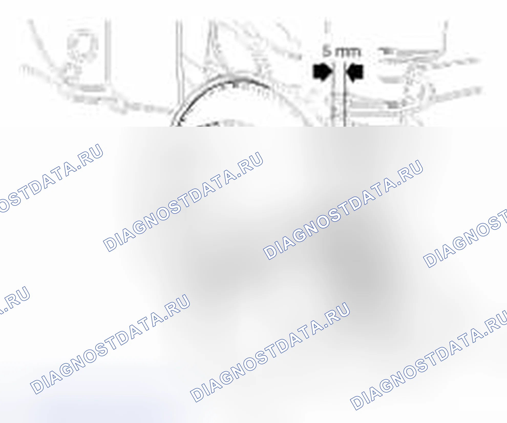 Рис. 44: Проверка толщины заднего тормозного диска. Geely Vision X3 Pro I