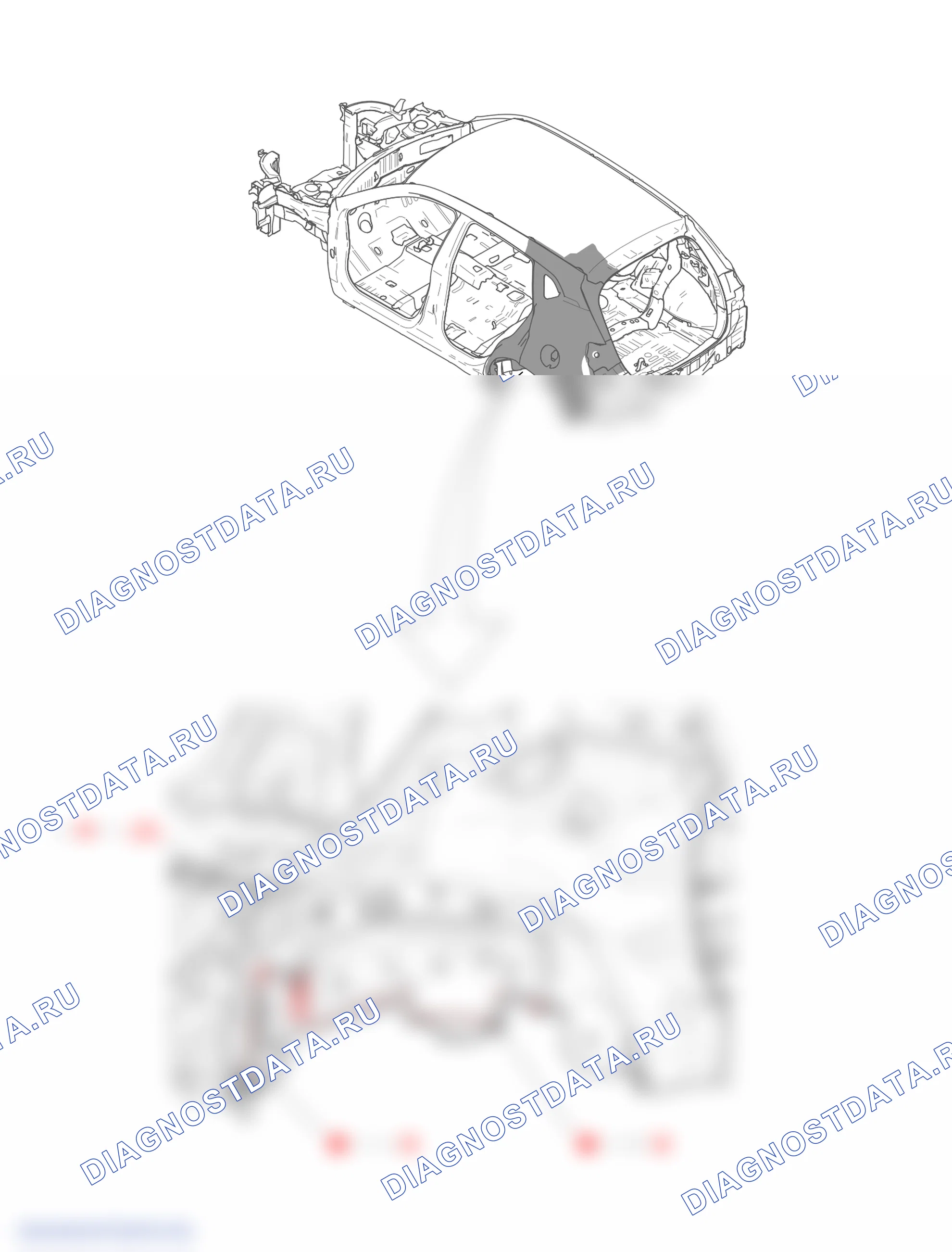 Узел внутренней плиты колонны C — Haval H2. Haval H2 I