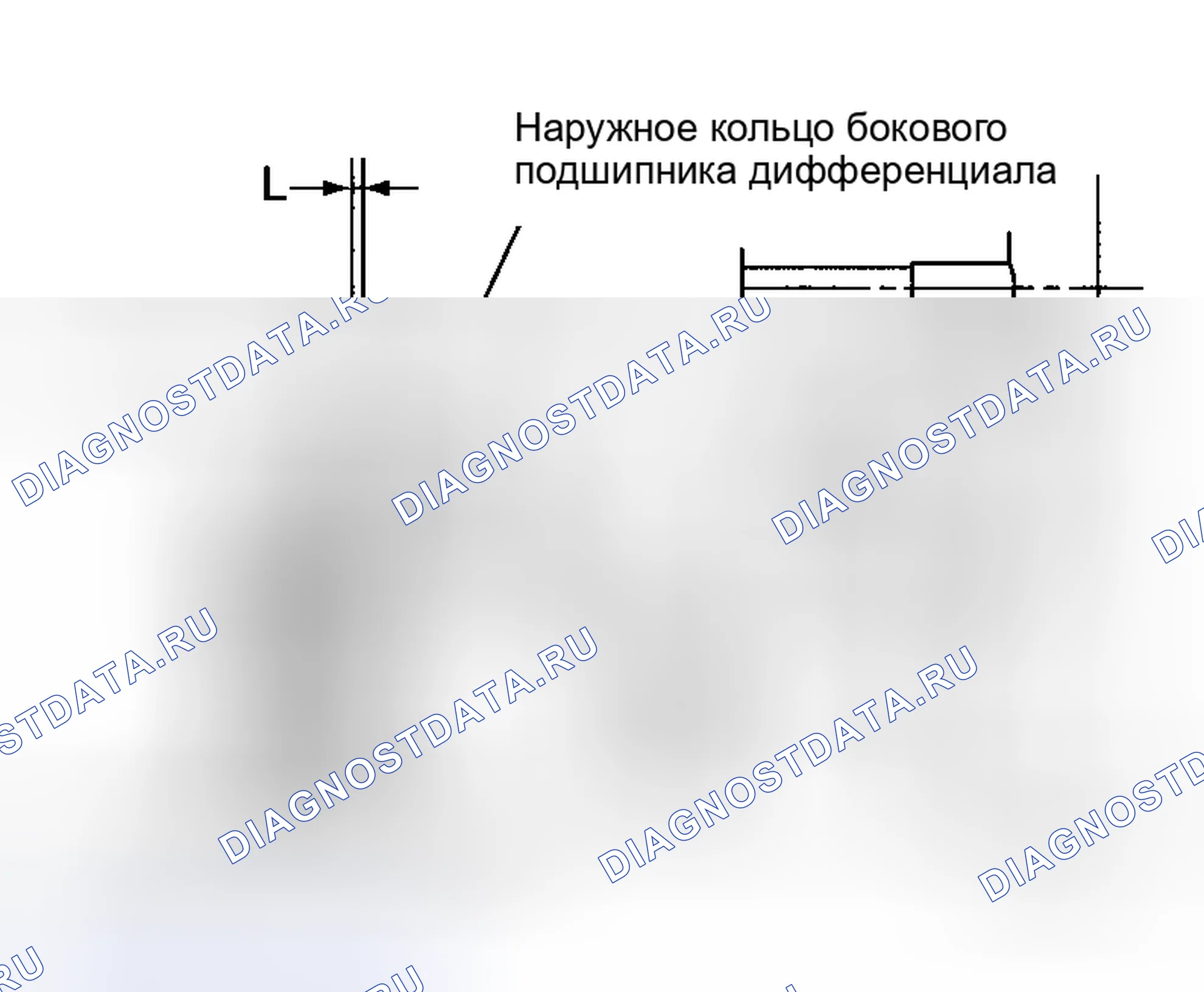 Рис. 141: ПРЕДВАРИТЕЛЬНЫЙ НАТЯГ ПОДШИПНИКА СО СТОРОНЫ ДИФФЕРЕНЦИАЛА. Honda Street I