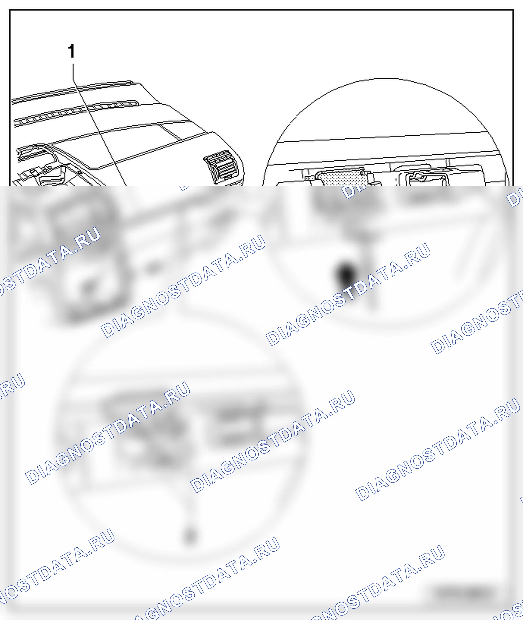 Приборная панель (общий ремонт кузова, внутренняя часть) (см. 2). SEAT Alhambra I