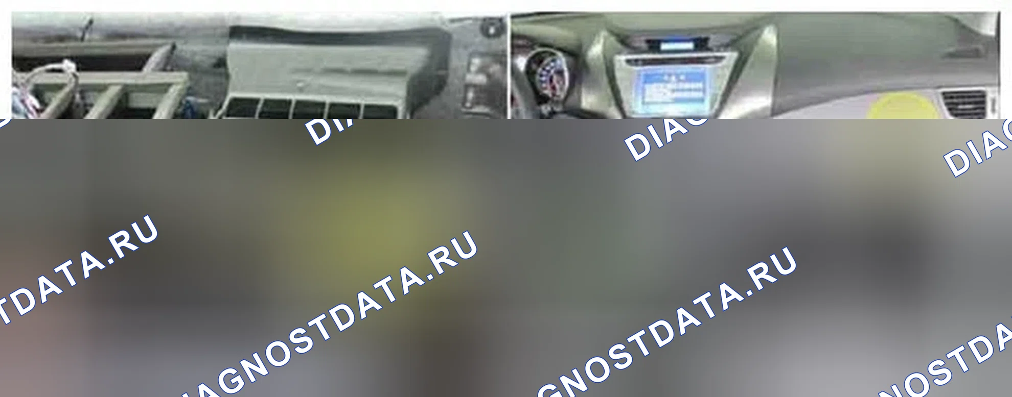 Рис. 72: Расположение компонентов. Hyundai Elantra V
