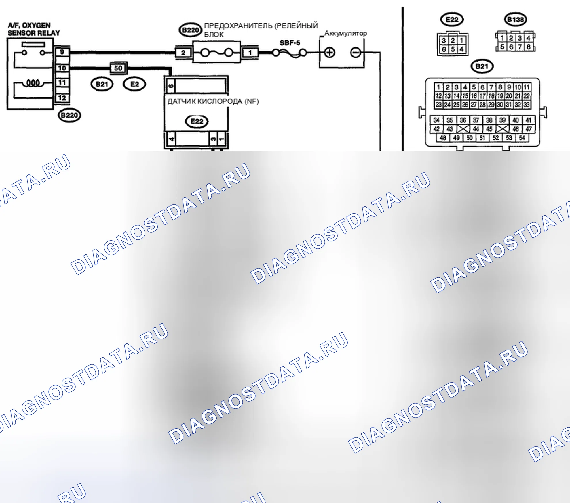 Рис. 119: электросхема. Subaru Impreza GH