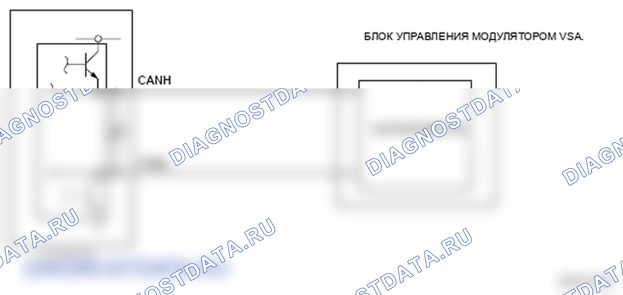 Рис. 347: расшифровка кода ошибки U0122: Неисправность F-CAN (VSA-блок управления двигателем / блок управления силовым агрегатом (PCM)). Honda Element YH2 рестайлинг 2