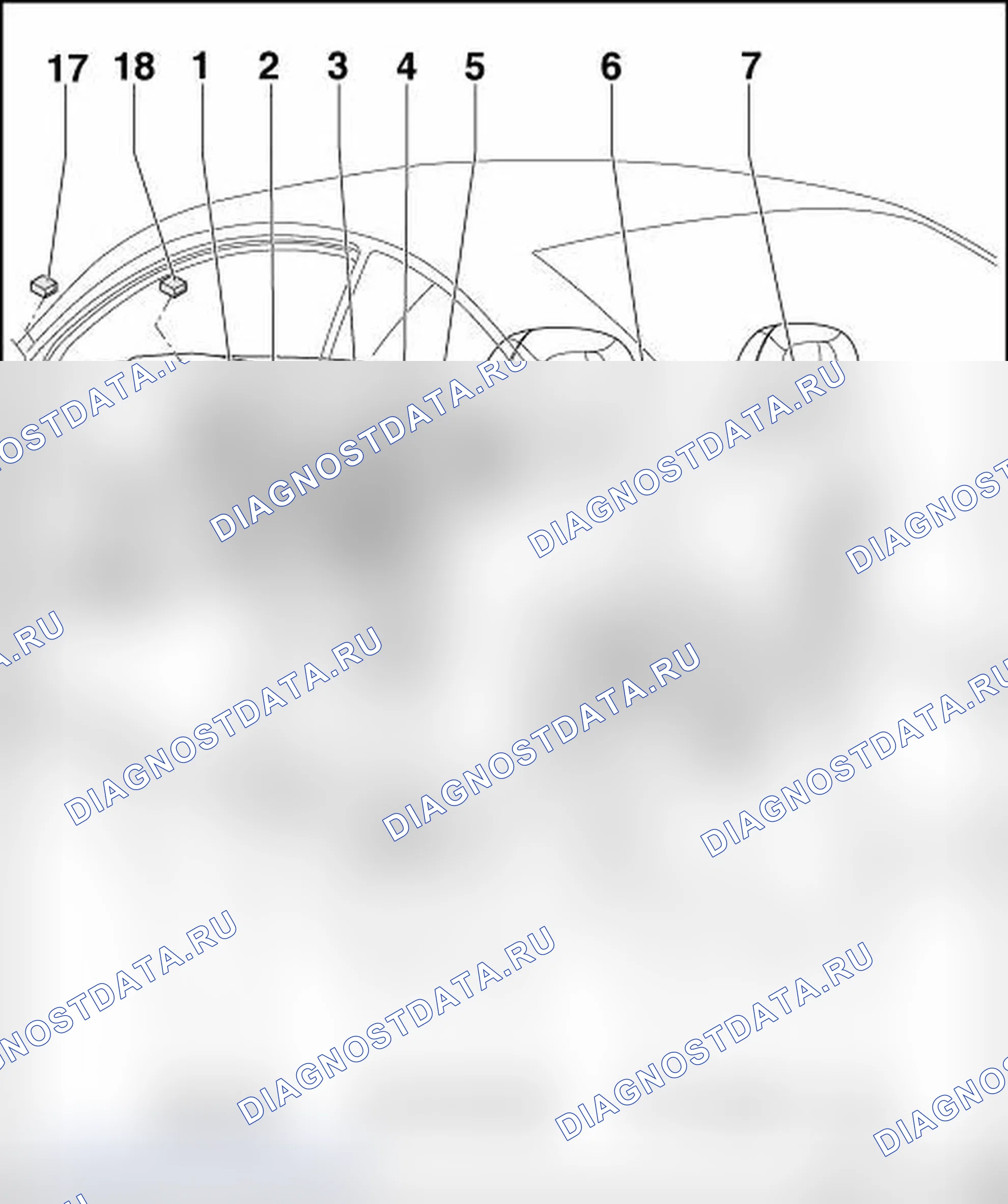 Рис. 7: ОБЗОР ПОДУШЕК БЕЗОПАСНОСТИ, СЕДАН. Volkswagen New Beetle A4