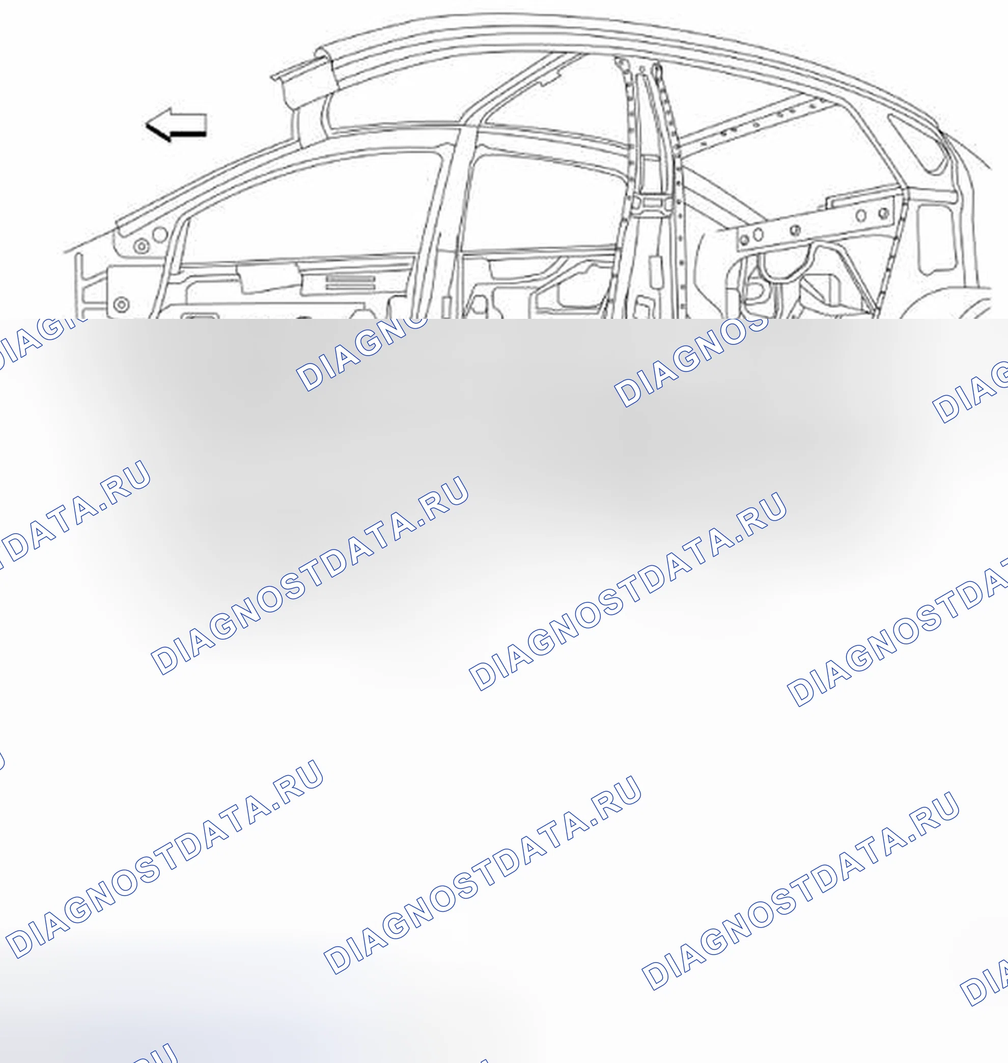 Рис. 223: Внешний подоконник. Nissan Sentra B17 рестайлинг